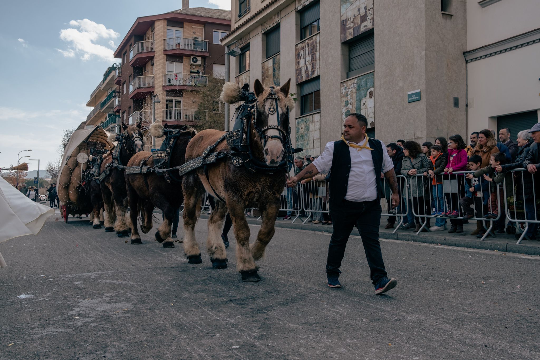 Passada dels Tres Tombs 2023 a Cerdanyola. Foto: Ale Gómez