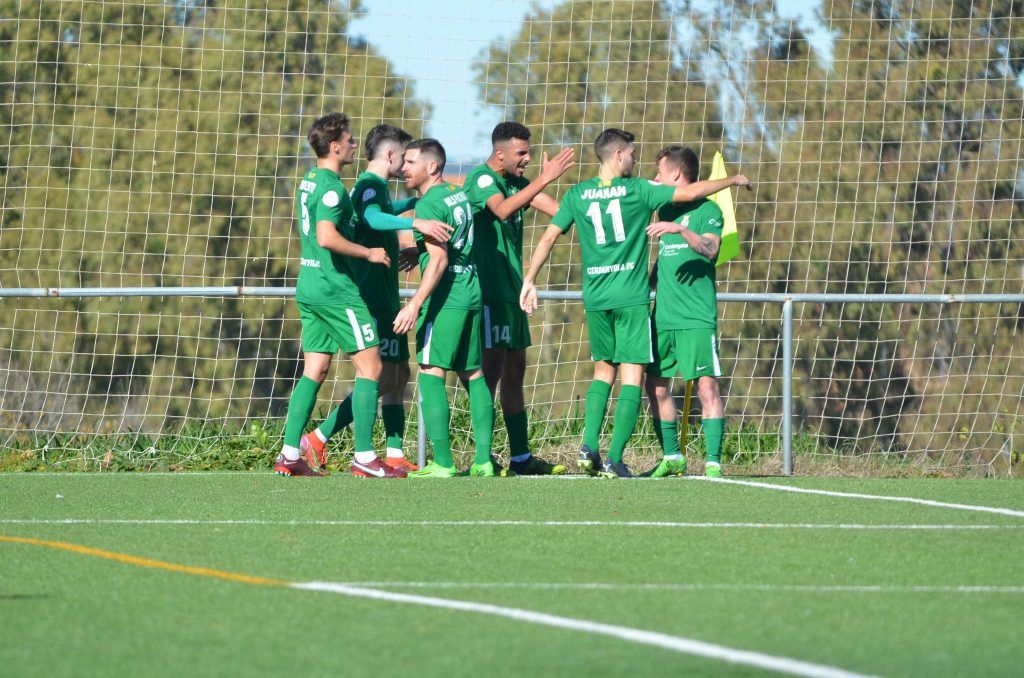 El Cerdanyola Futbol Club celebra un gol. FOTO: Cerdanyola FC El Cerdanyola Futbol Club celebra un gol. FOTO: Cerdanyola FC