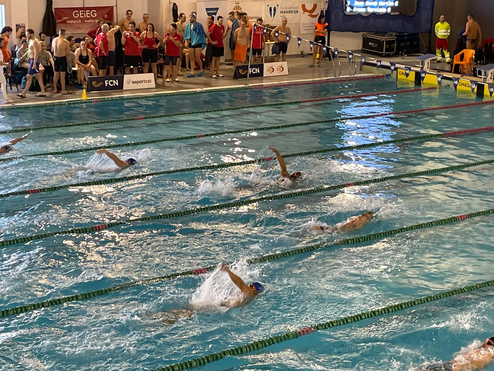 Els Campionats de Catalunya d’Hivern de natació es van fer a Manresa. FOTO: Cedida