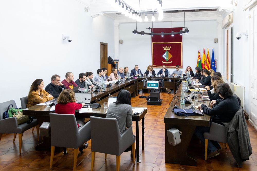 Imatge del Ple Municipal del 20 desembre de 2023. FOTO: Núria Puentes (Ajuntament)