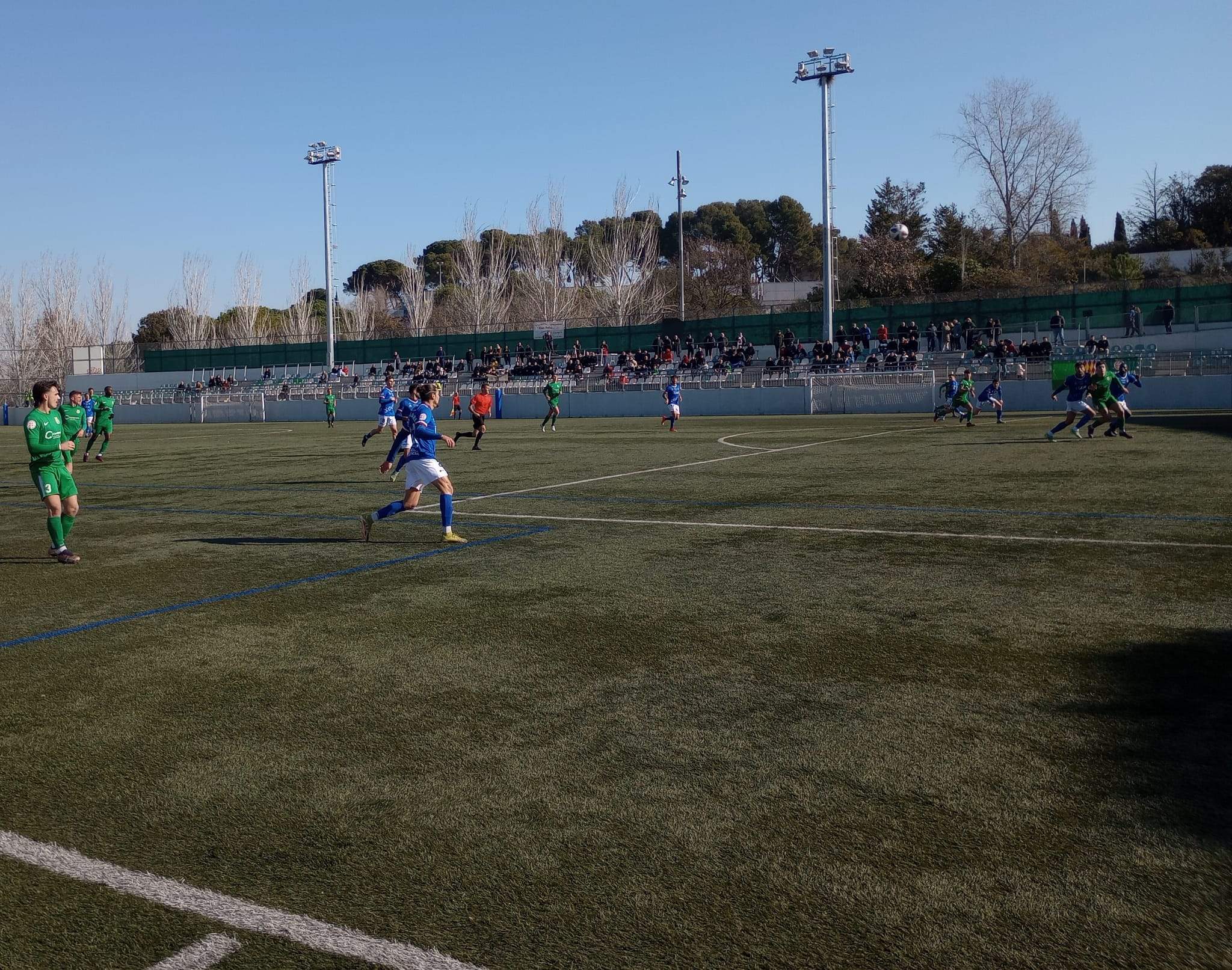 Cerdanyola FC contra UD Socuéllamos. Foto: Enric GT
