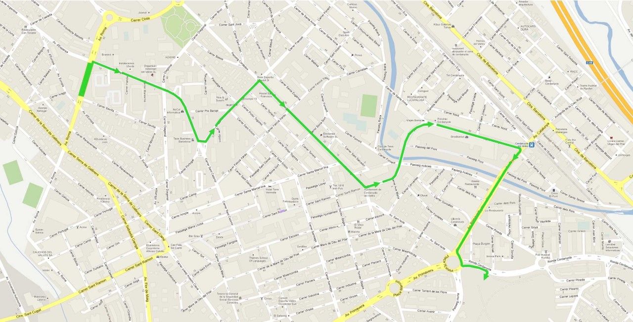 recorregut de la rua de Carnaval 2023 recorregut de la rua de Carnaval 2023