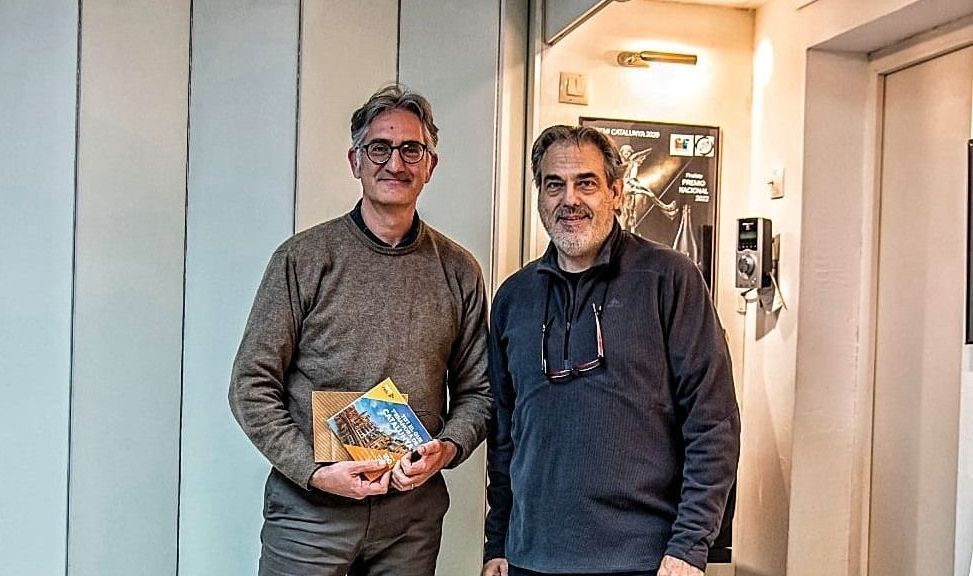 Luís Fonseca i el president d'Afocer, J. Manel Requena. FOTO: Ateneu