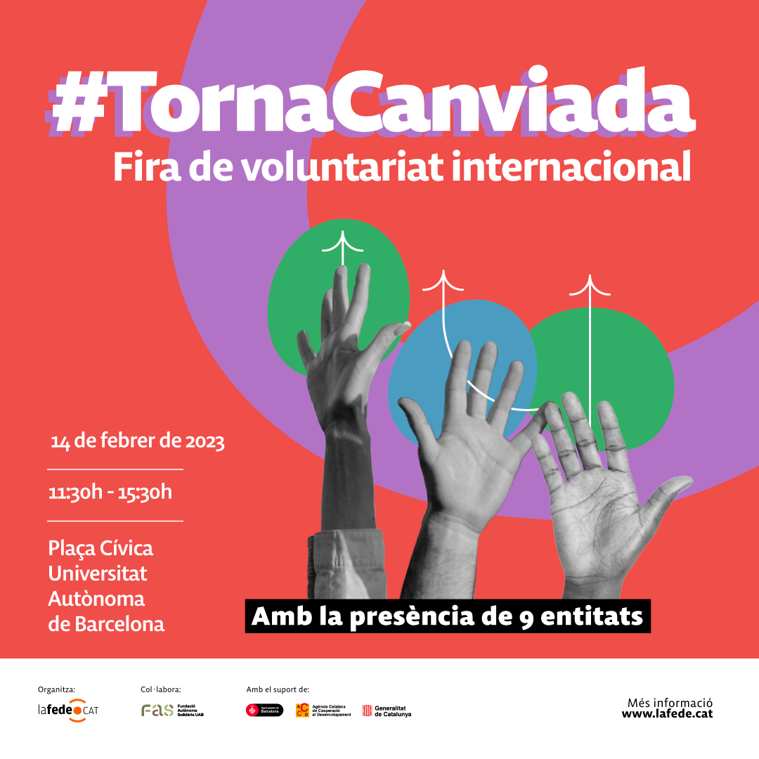 Cartell 9a edició Fira Voluntariat Internacional a la UAB