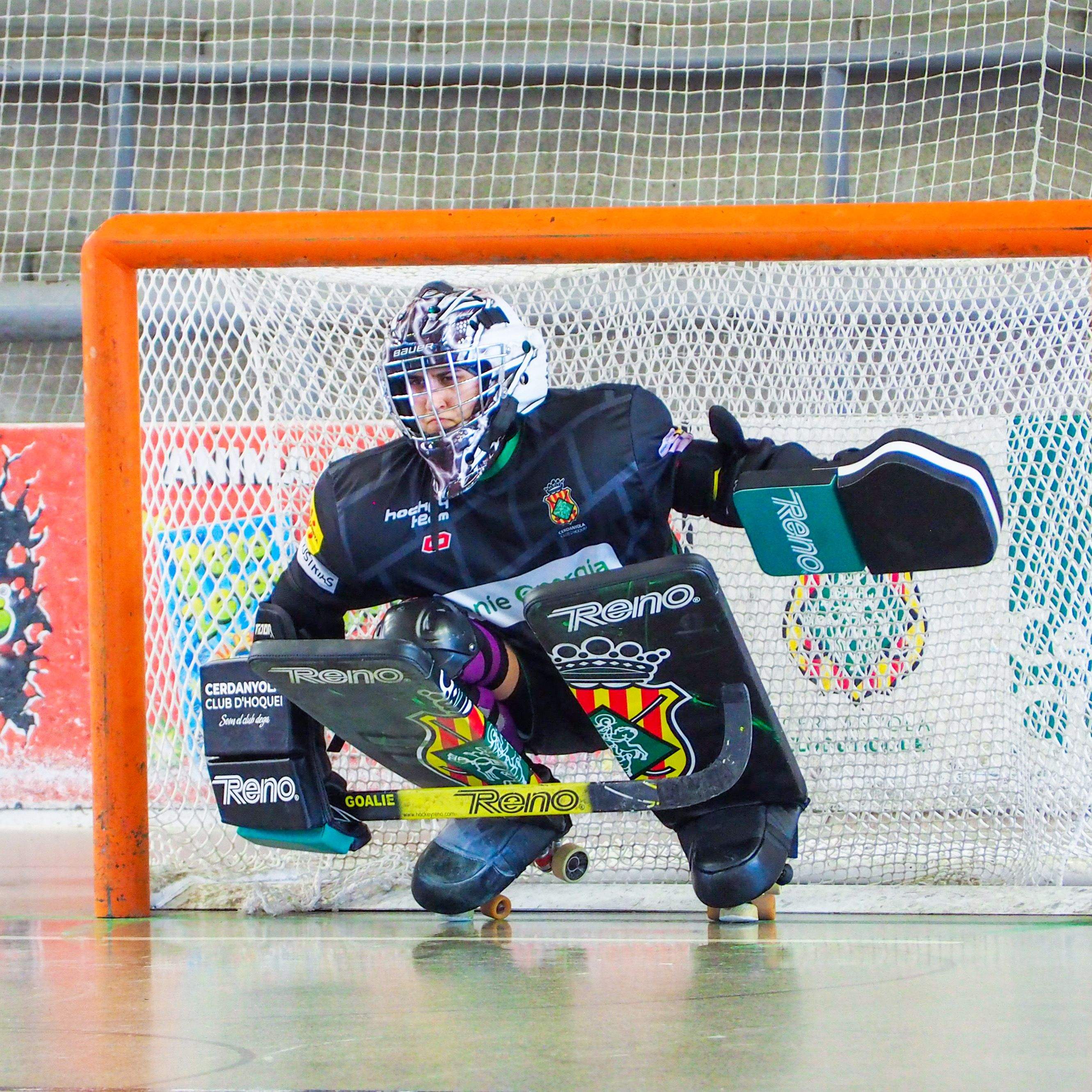 Mariona Surós, portera del Cerdanyola Club d'Hoquei. FOTO: Mónica GM