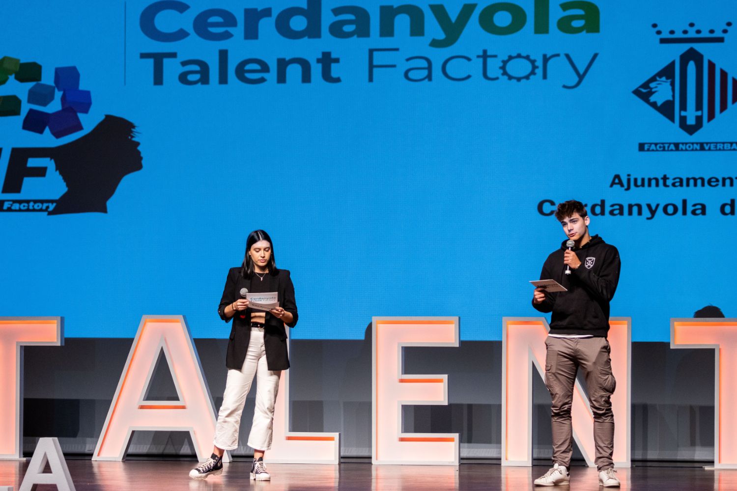 Acte d'inici del Cerdanyola Talent Factory. FOTO: Núria Puentes (Ajuntament de Cerdanyola)