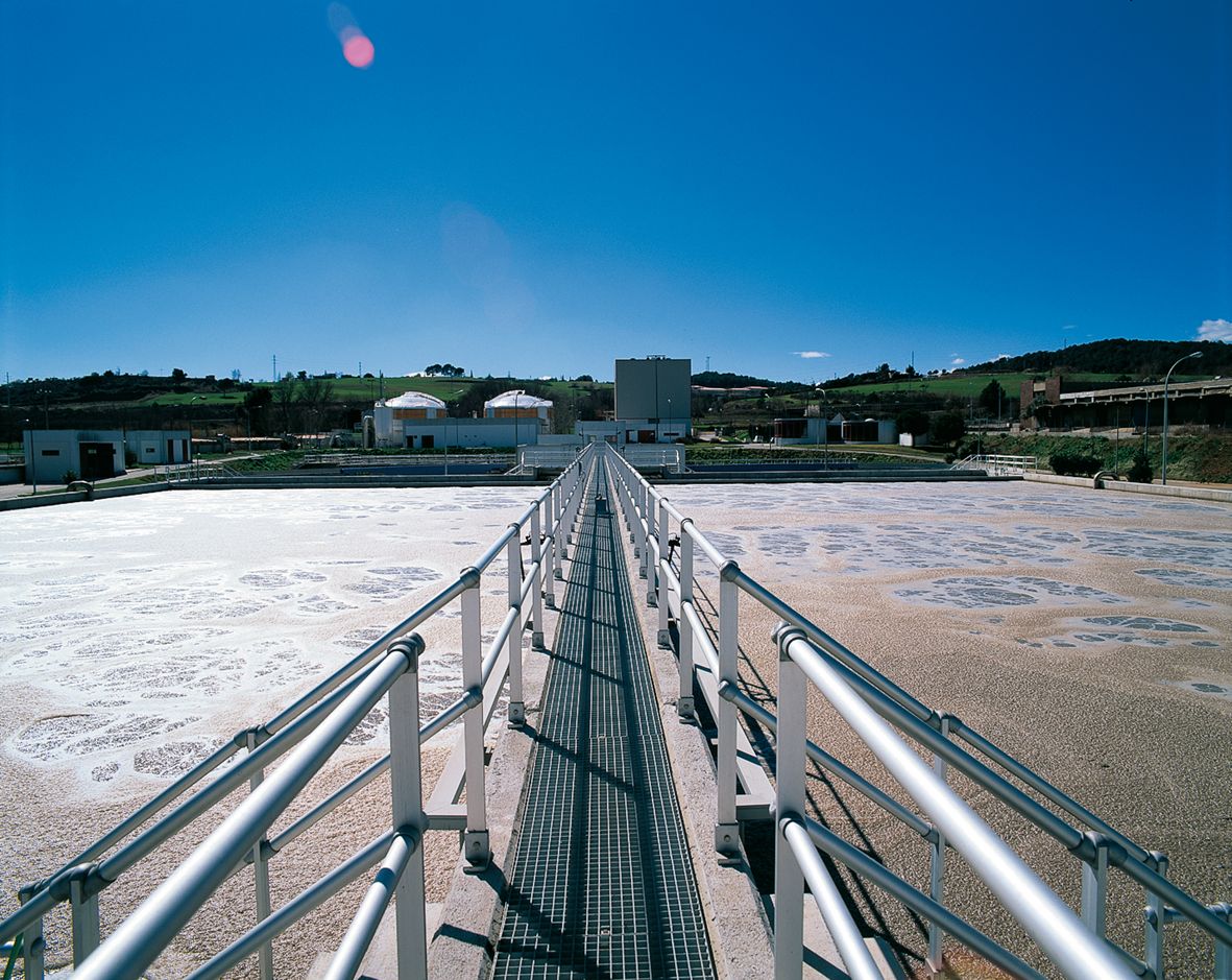 Depuradora de Sant Pau de Riu Sec a Sabadell. FOTO: Aigües de Sabadell