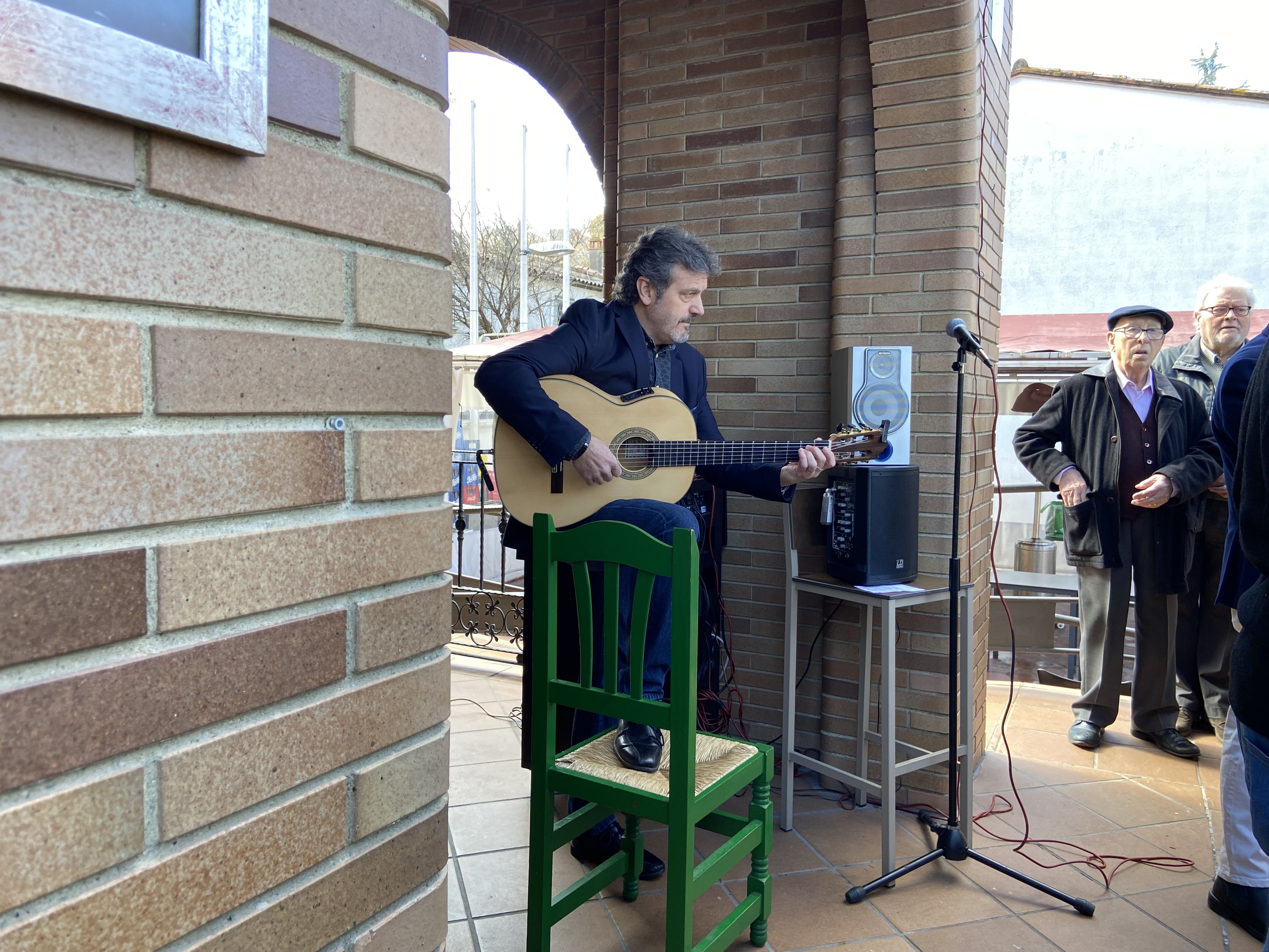 L'acte de la Casa de Andalucía ha comptat amb música en directe. FOTO: Nora MO