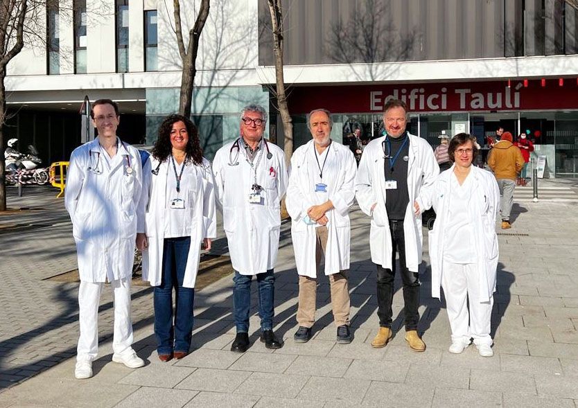 Equip de malalties minoritàries respiratòries de l'Hospital Parc Taulí. FOTO: Parc Taulí Equip de malalties minoritàries respiratòries de l'Hospital Parc Taulí. FOTO: Parc Taulí