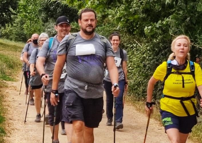 Imatges de la setena Eco Marxa Nòrdica, organitzada pel Club Marxa Nòrdica Collserola