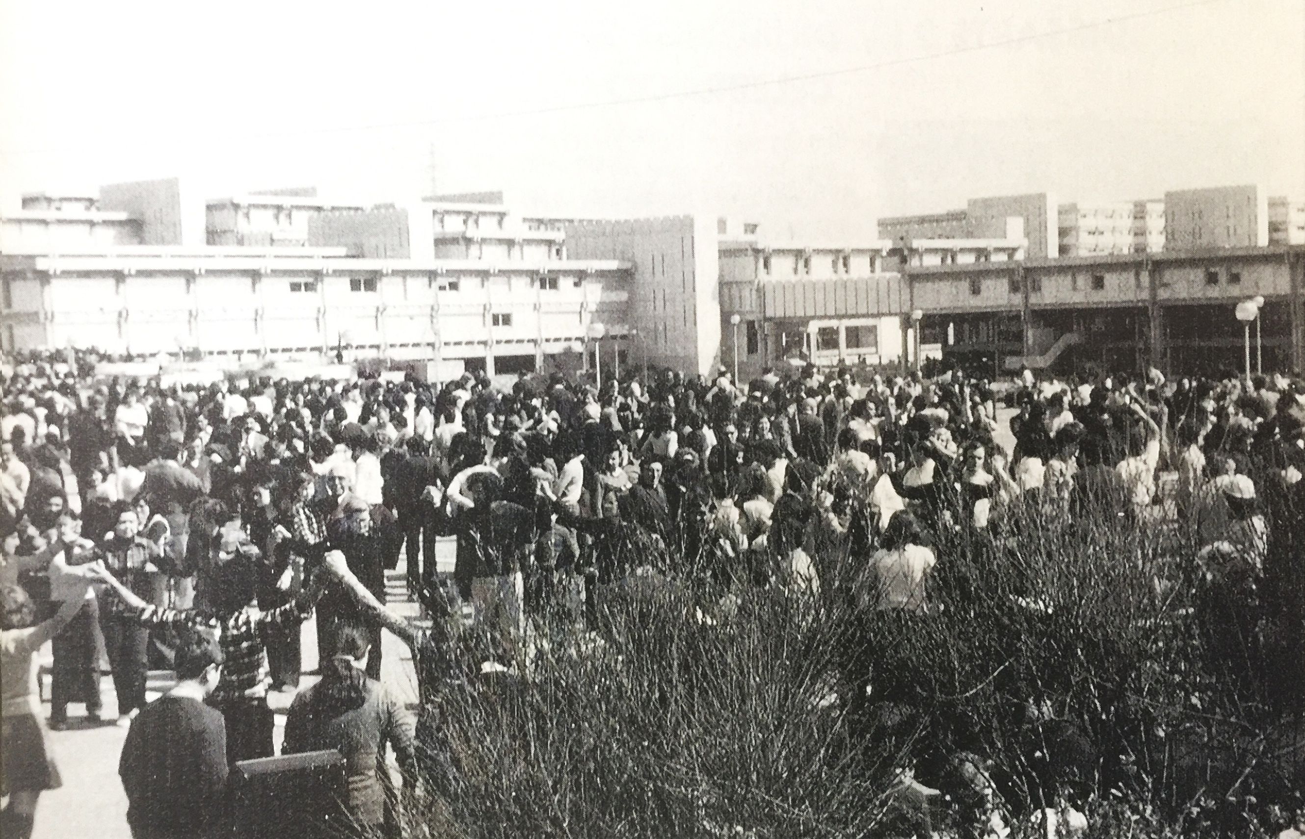 Primer Aplec de la Sardana l'any 1975 a la UAB. FOTO: Publicada al TOT Cerdanyola, 258