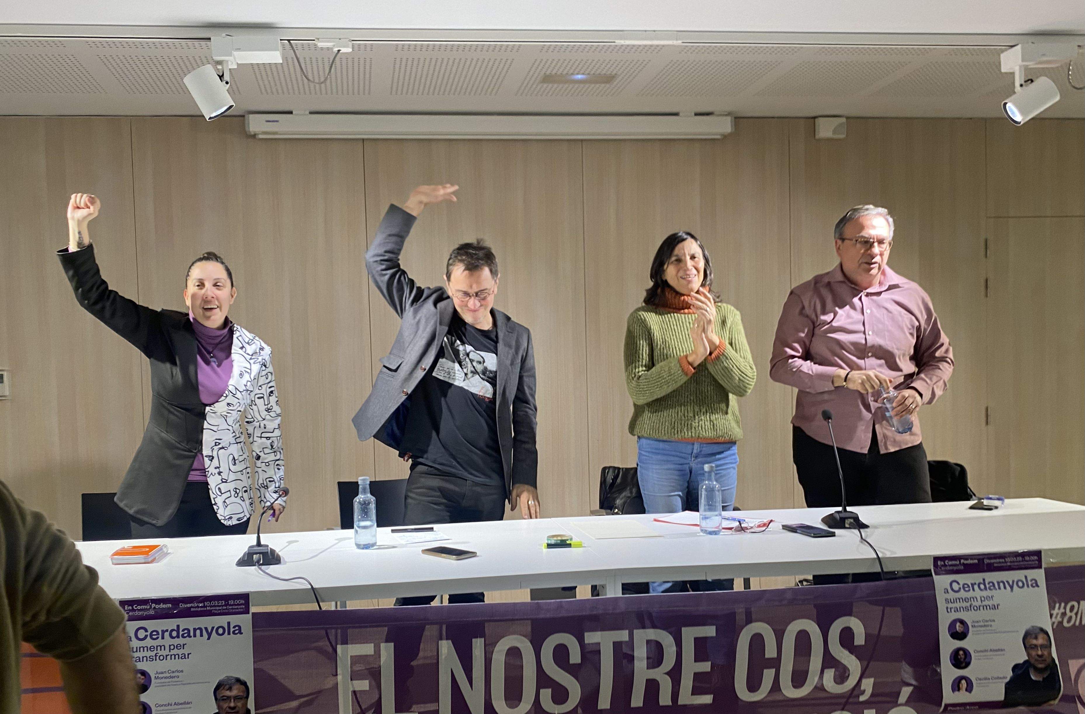 Abellán, Monedero, Collado i Arco a la sala Enric Granados. FOTO: Mónica GM