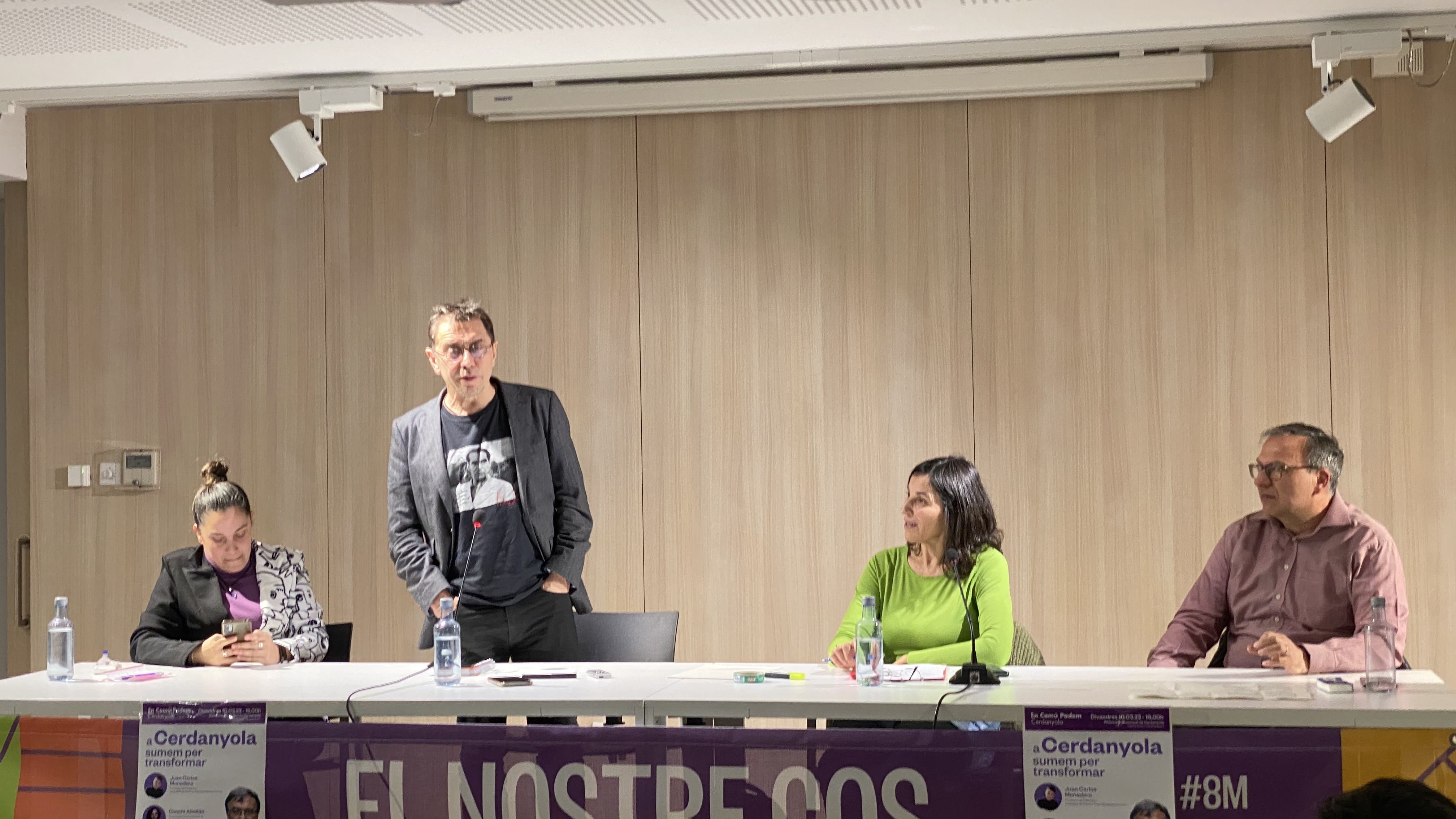 Acte de presentació de la candidatura En Comú Podem Cerdanyola. 