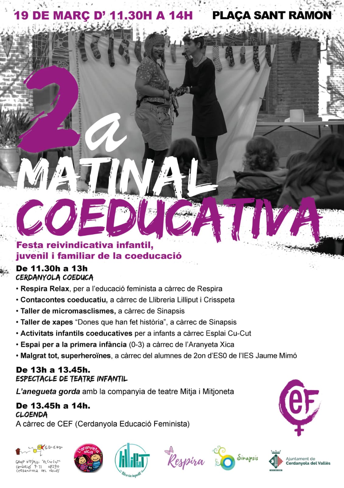 Cartell de la 2a Matinal Coeducativa.