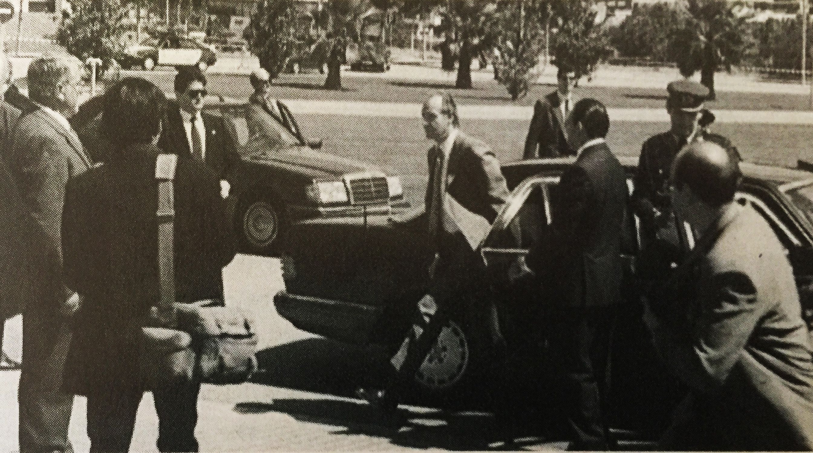 Visita del Rei Joan Carles al PTV. FOTO: Arxiu del TOT (1994)