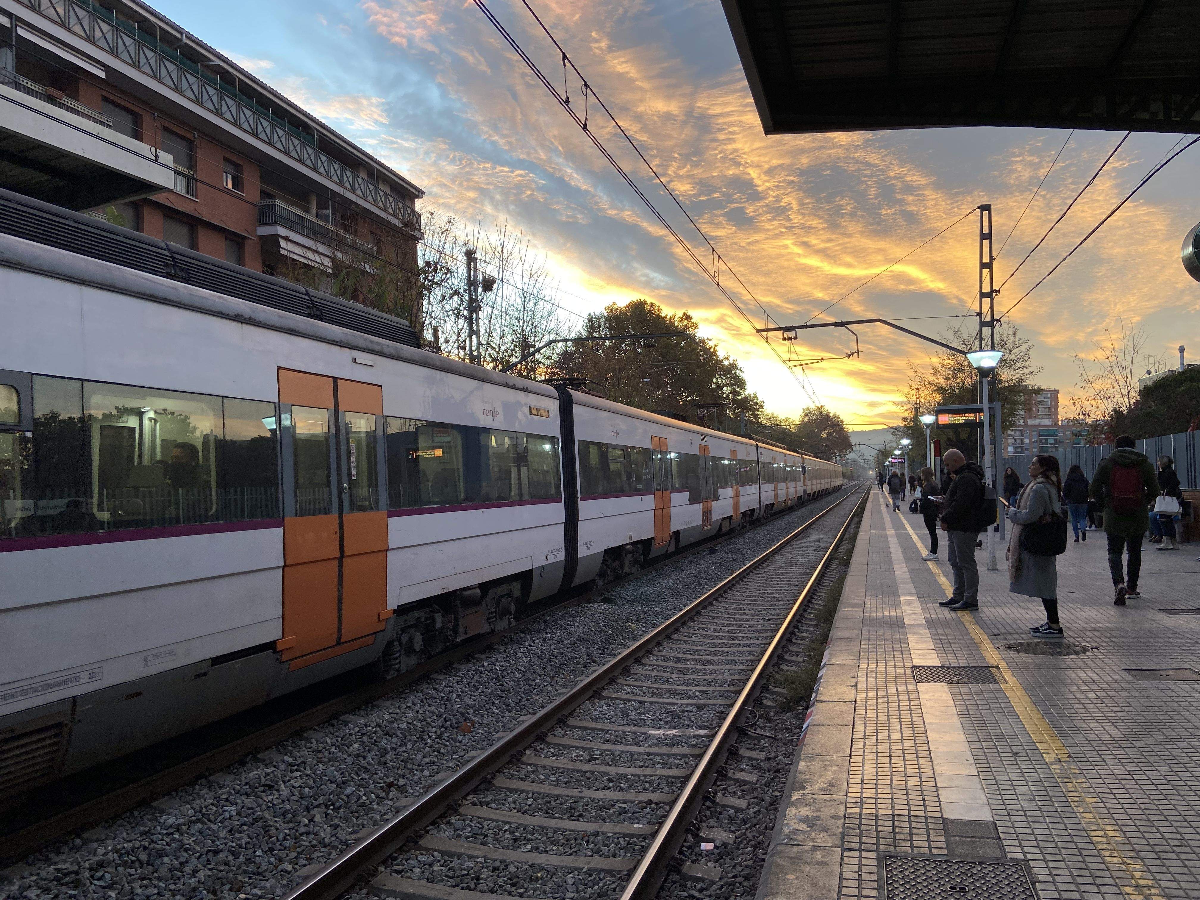 Estació de Cerdanyola. FOTO: Arxiu