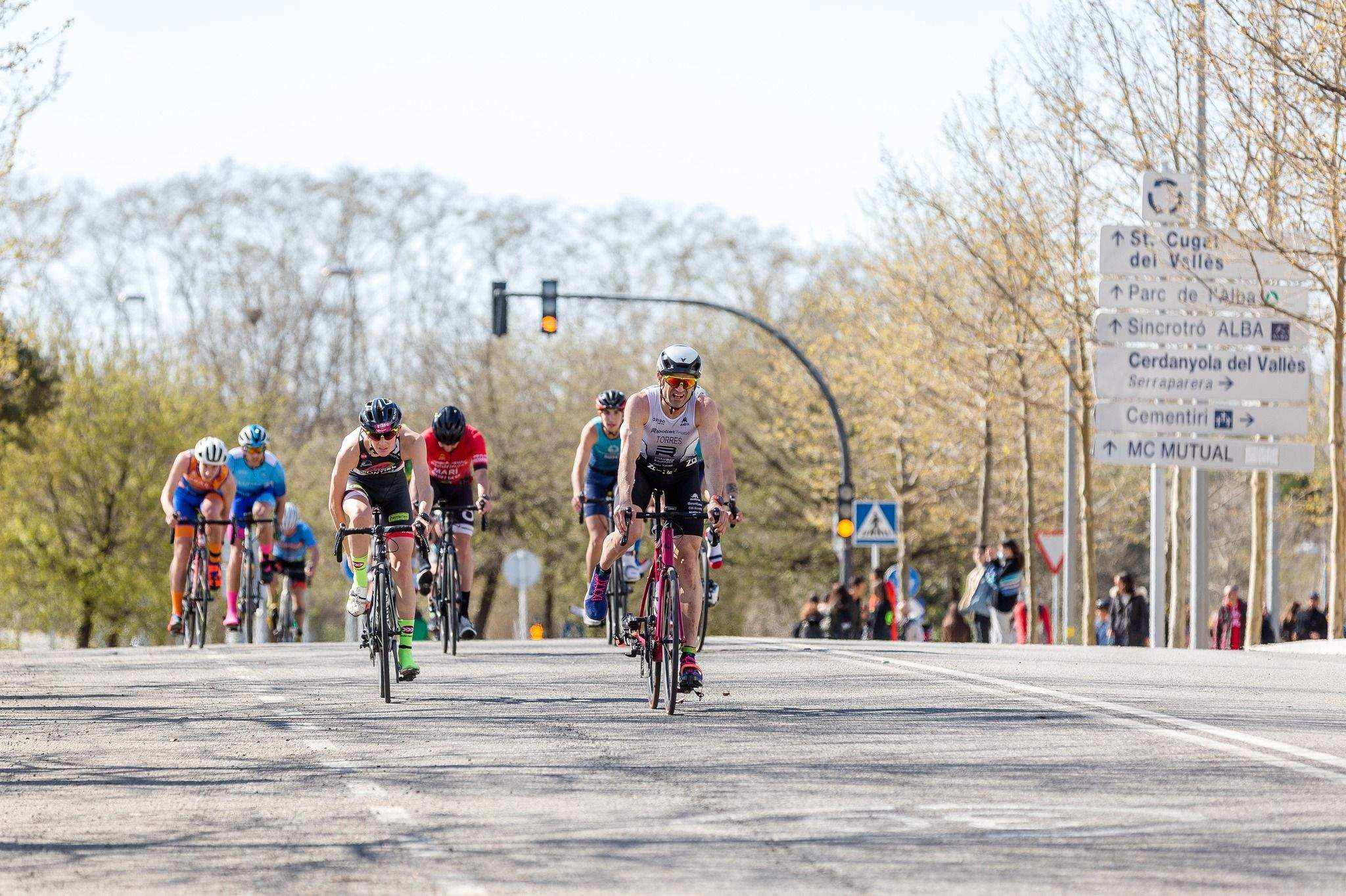 Un instant del 9è Duatló. FOTO: Núria Puentes (Ajuntament)