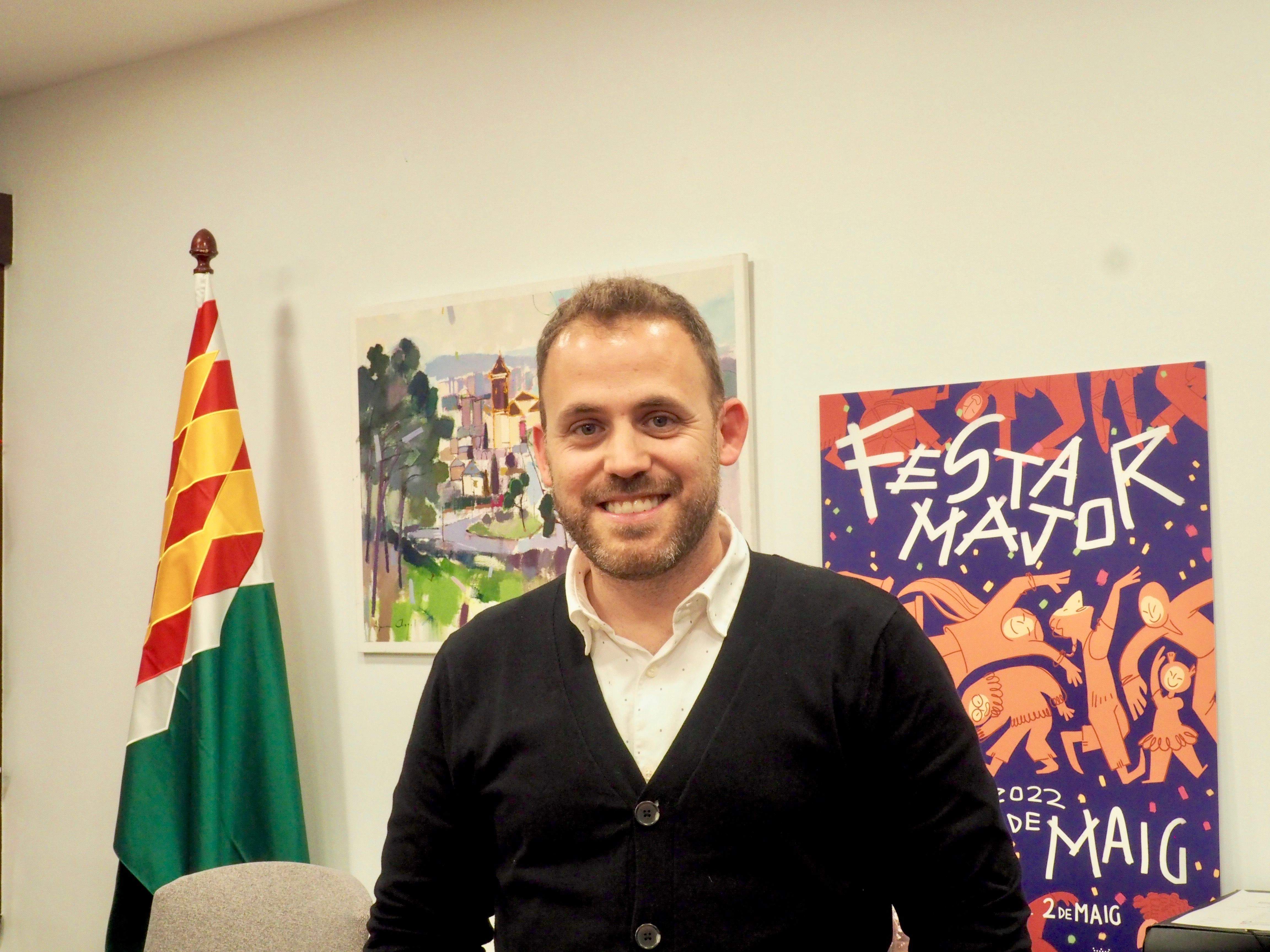 Carlos Cordón al despatx d’alcaldia. FOTO: Mónica GM Carlos Cordón al despatx d’alcaldia. FOTO: Mónica GM