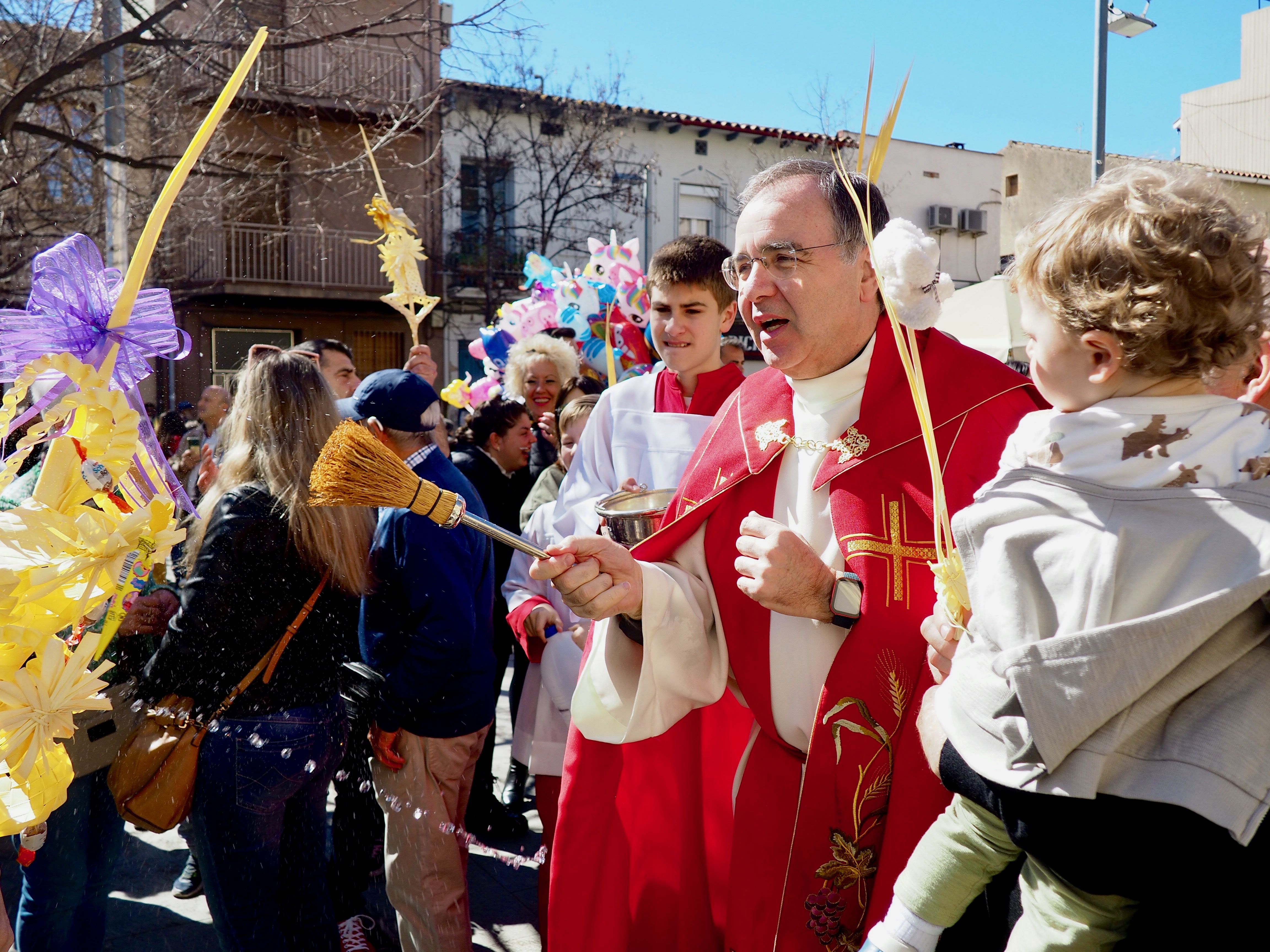 Celebració del Diumenge de Rams d'aquest 2023 a Cerdanyola. 