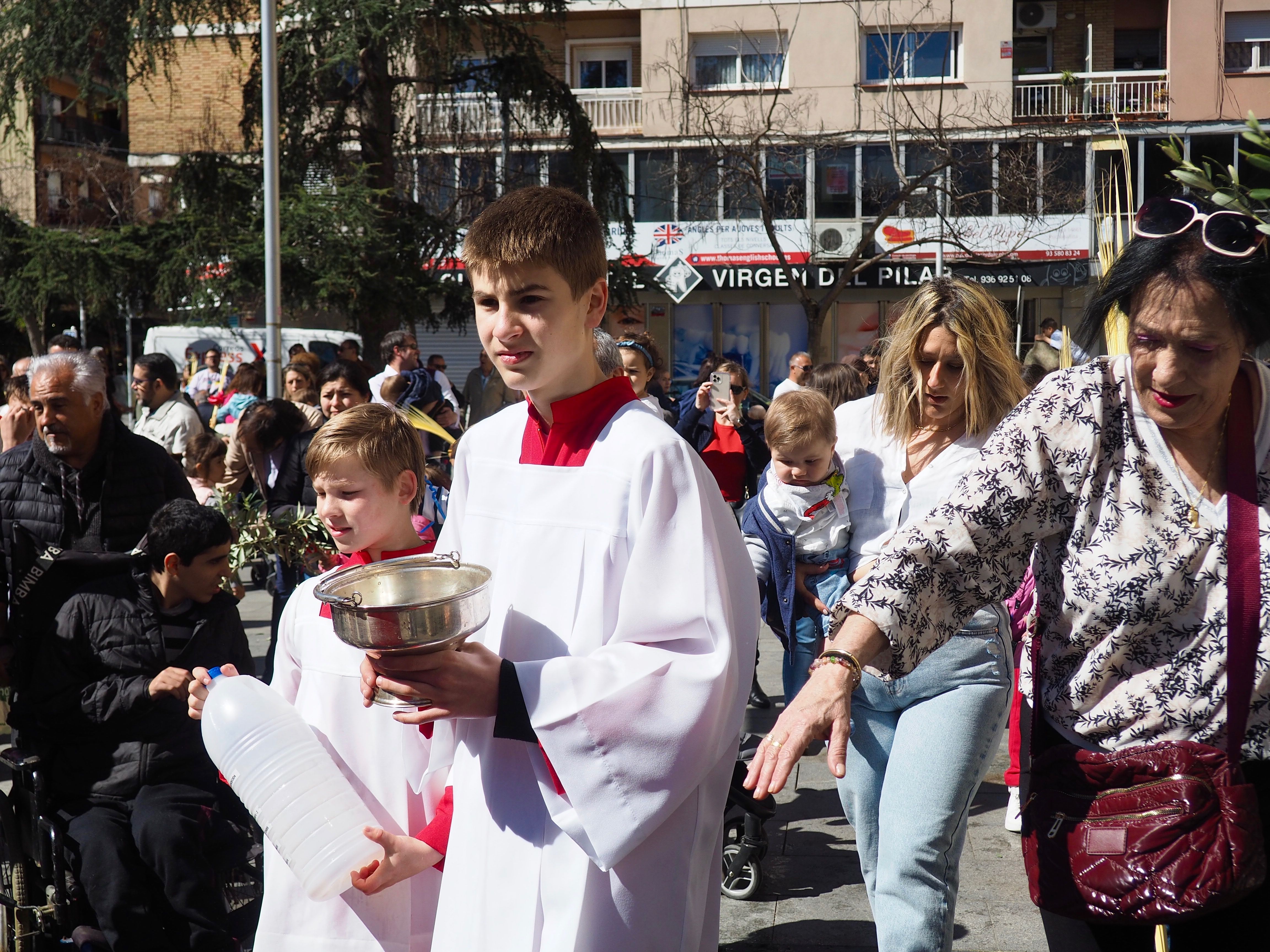 Celebració del Diumenge de Rams d'aquest 2023 a Cerdanyola. 