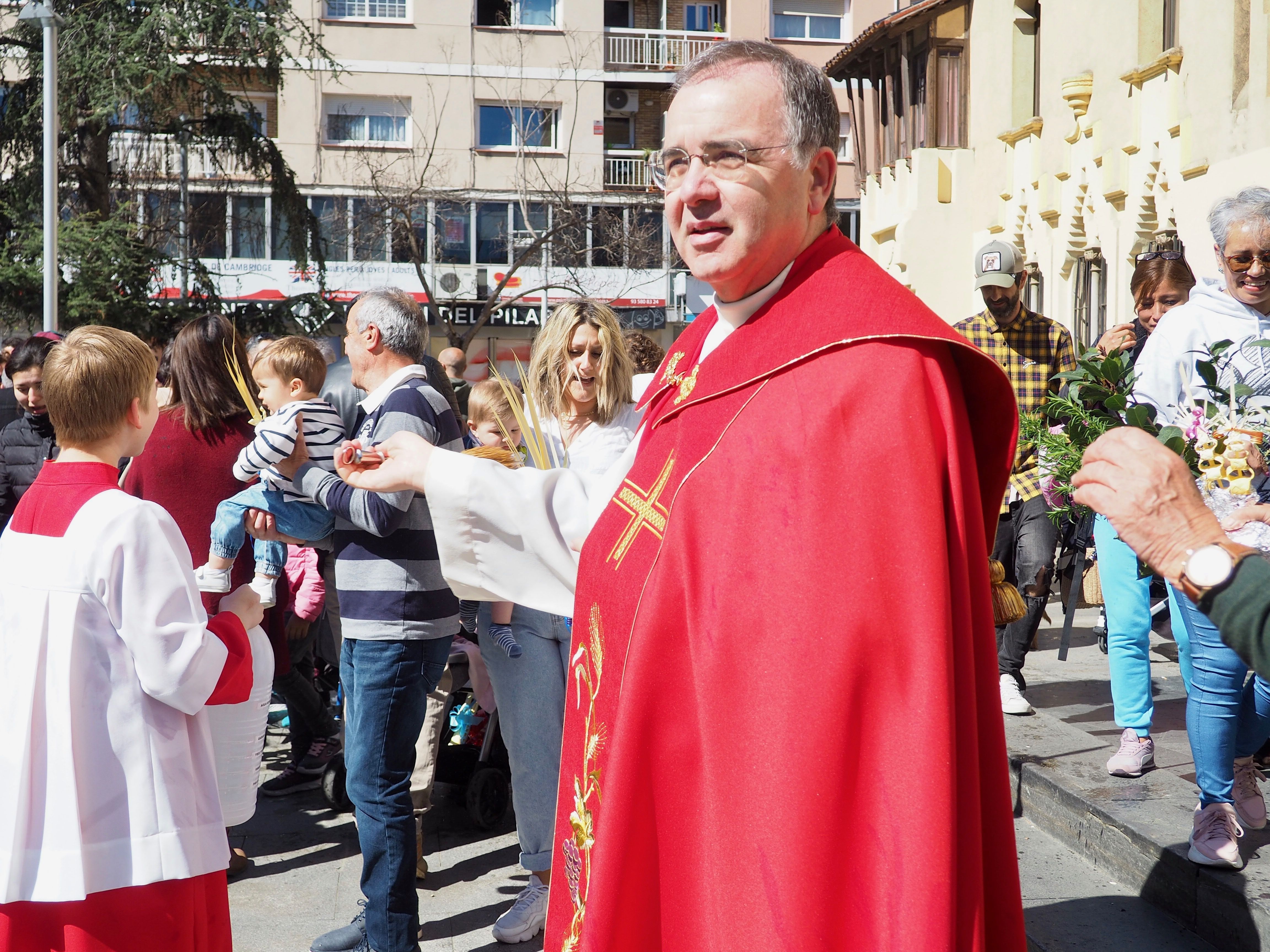 Celebració del Diumenge de Rams d'aquest 2023 a Cerdanyola. 