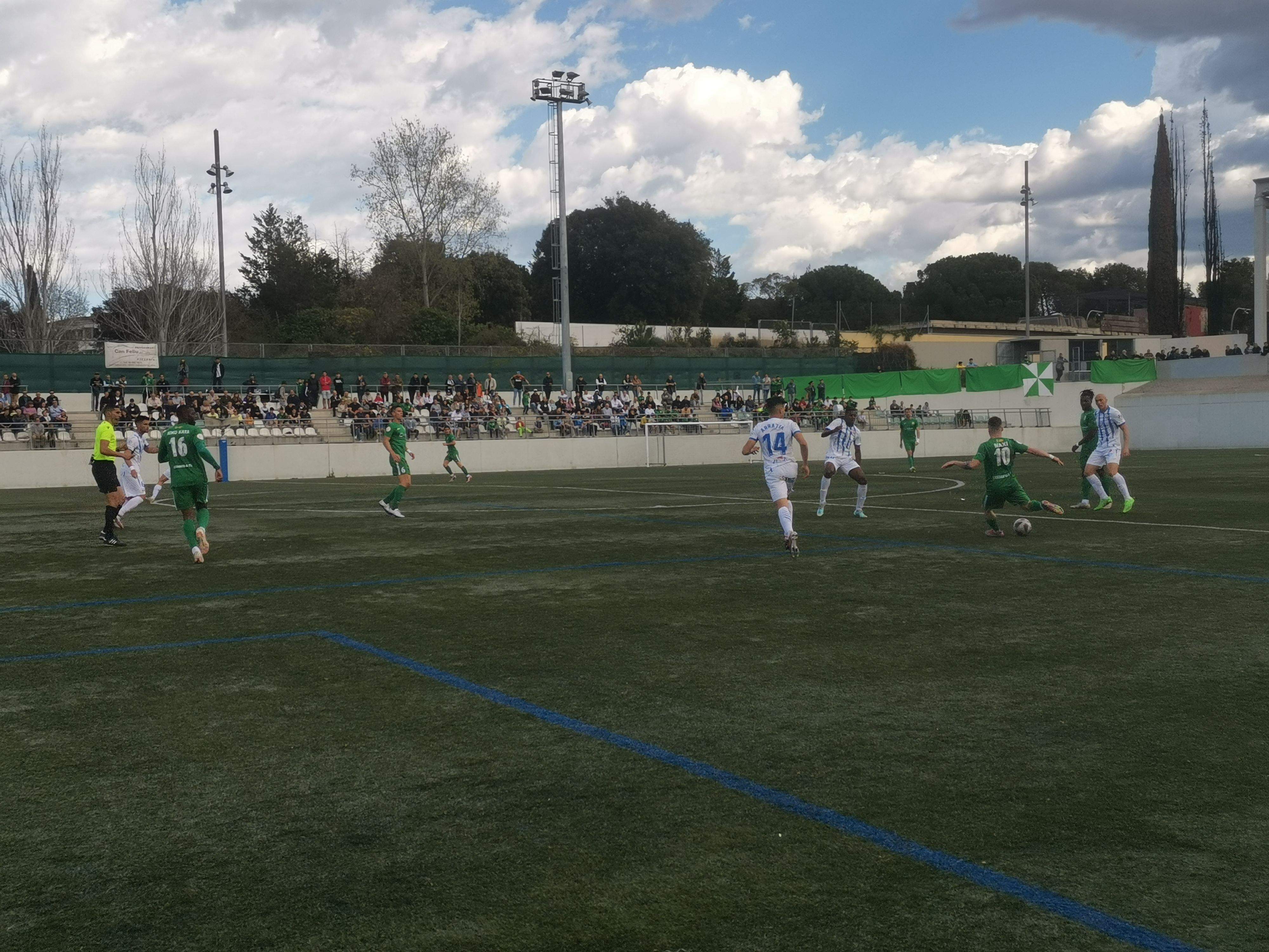 Empat a 1 del Cerdanyola contra el Leganés B. FOTO: Guillem Barrera