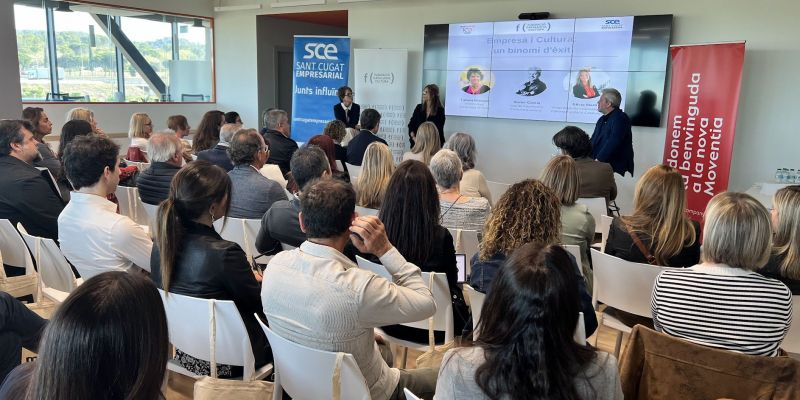 Uns 60 empresaris han assistit a la trobada Empresa i Cultura, un binomi d'èxit. FOTO: TOT Uns 60 empresaris han assistit a la trobada Empresa i Cultura, un binomi d'èxit. FOTO: TOT