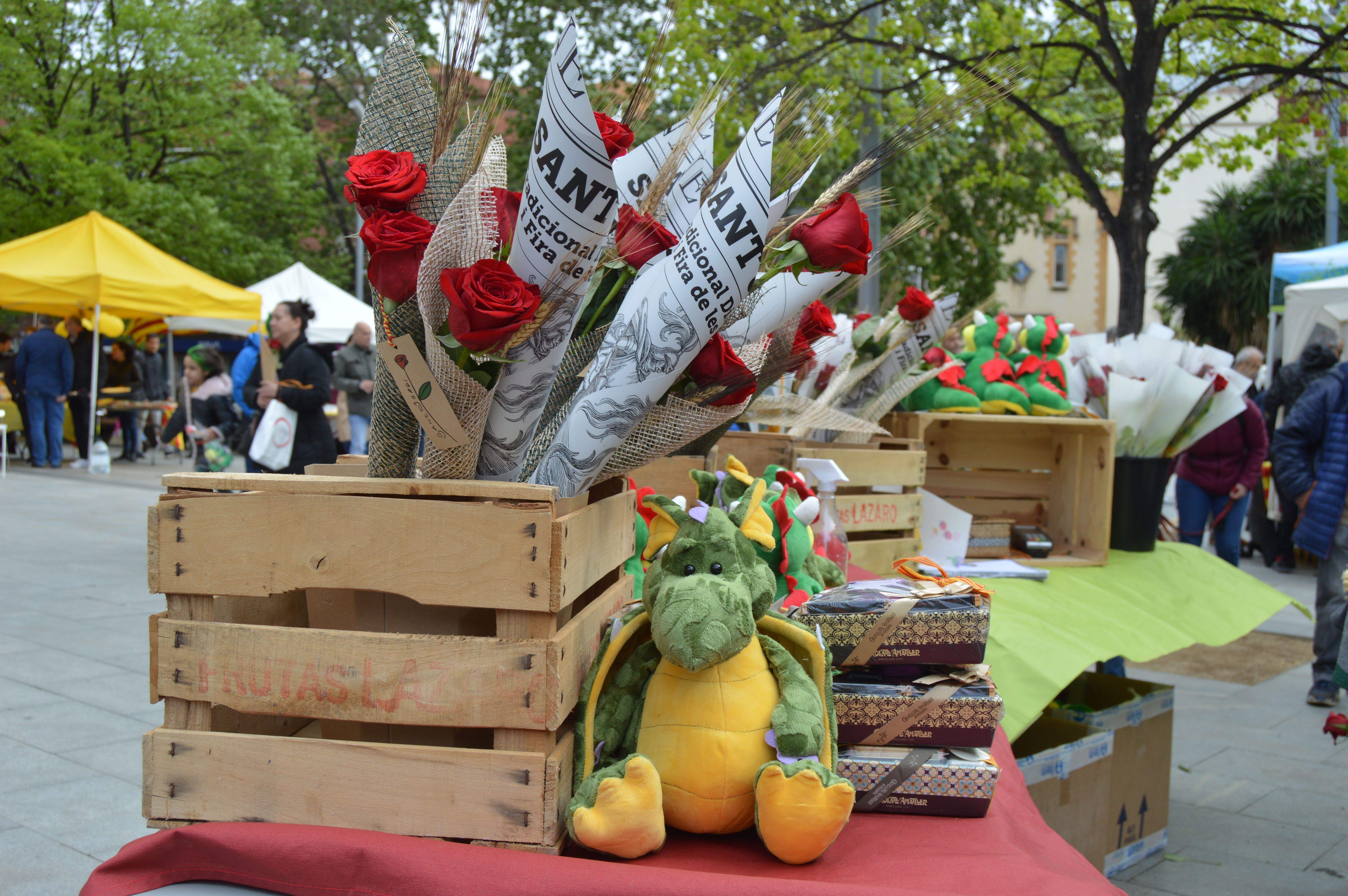 Les roses i els llibres seran els protagonistes de la festa de Sant Jordi. FOTO: Arxiu