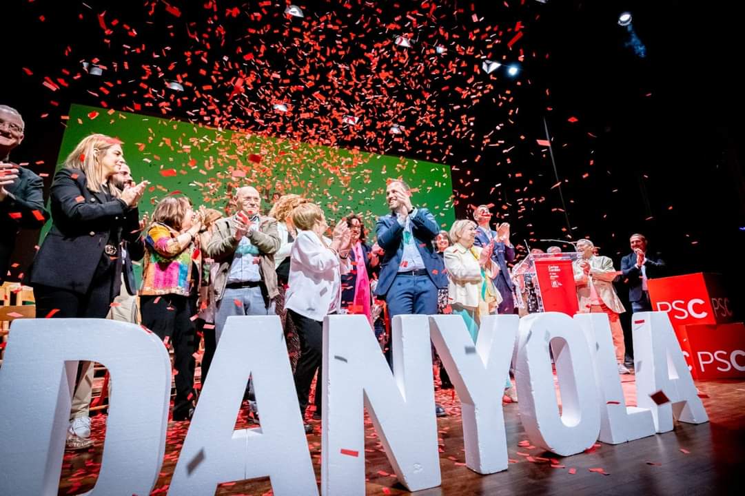 El PSC va omplir de gom a gom l'Ateneu per a presentar la seva candidatura. FOTO: PSC Cerdanyola