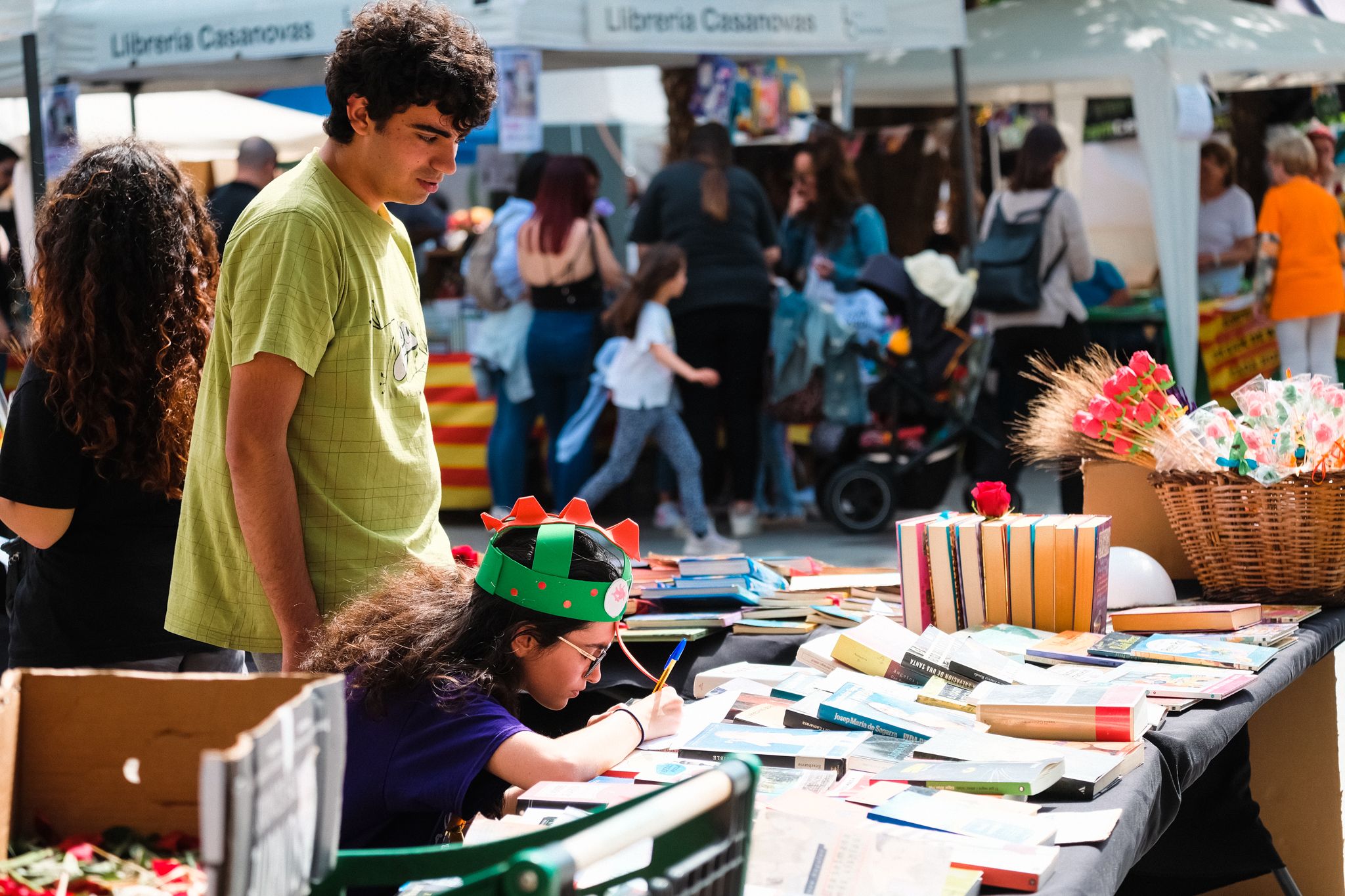 Sant Jordi a Cerdanyola. FOTO. Ale Gómez