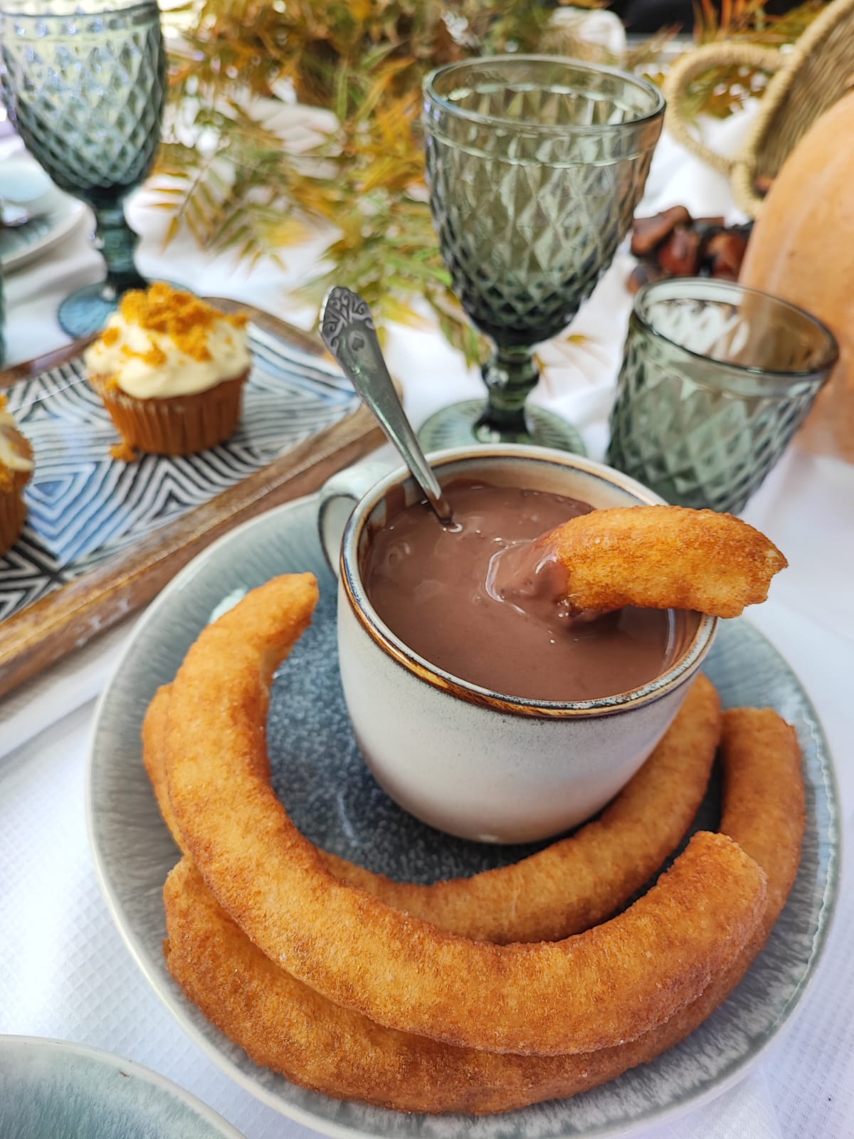 Porres amb xocolata desfeta de la cafeteria Informal de Cerdanyola. FOTO: Cedida Porres amb xocolata desfeta de la cafeteria Informal de Cerdanyola. FOTO: Cedida