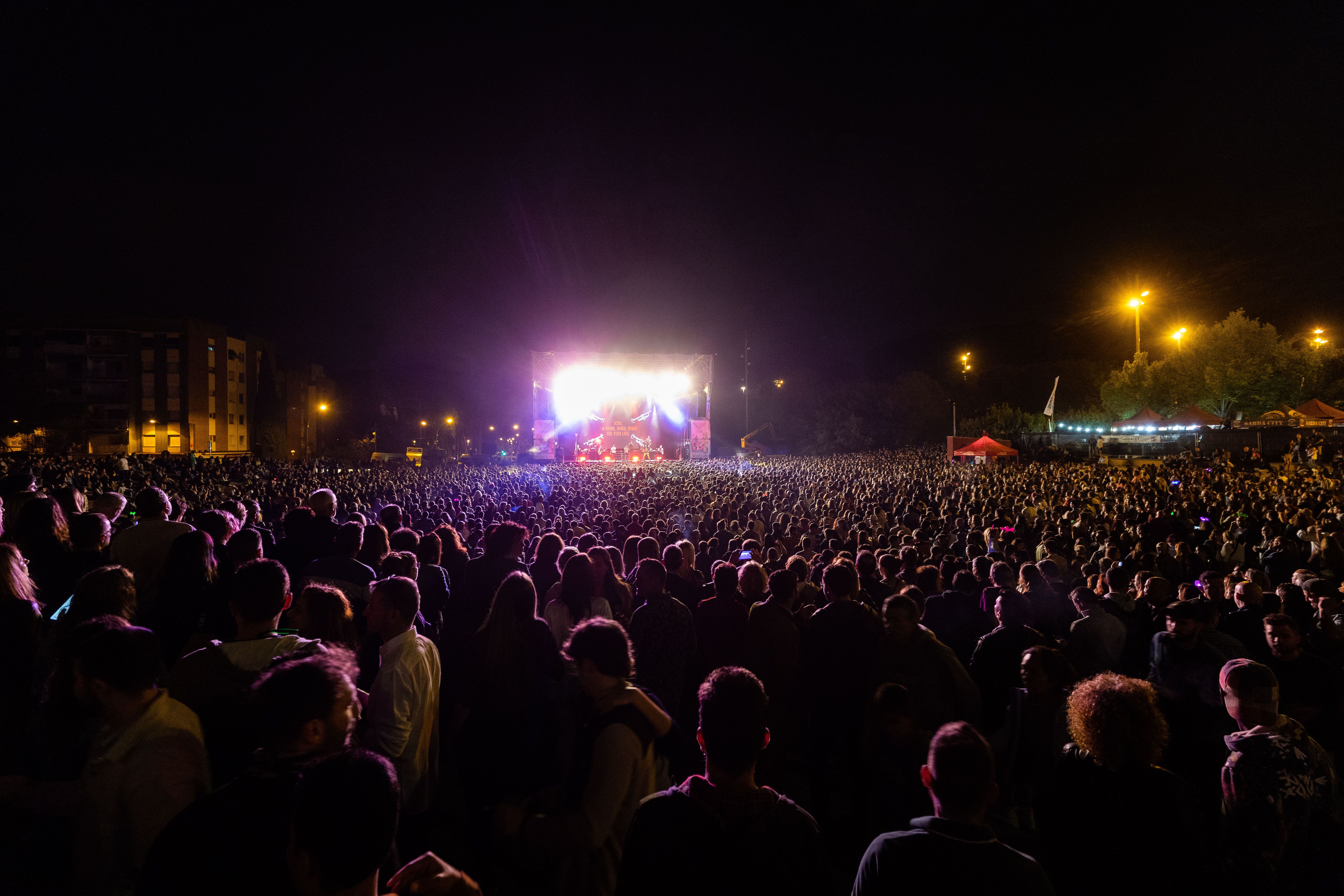 Concert de La Pegatina a la Festa Major del Roser de Maig 2023. FOTO: Núria Puentes (Ajuntament)