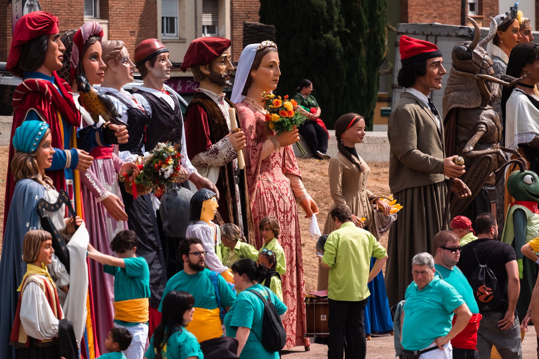 Cercavila de gegants del Roser de Maig 2023. FOTO: Ale Gómez