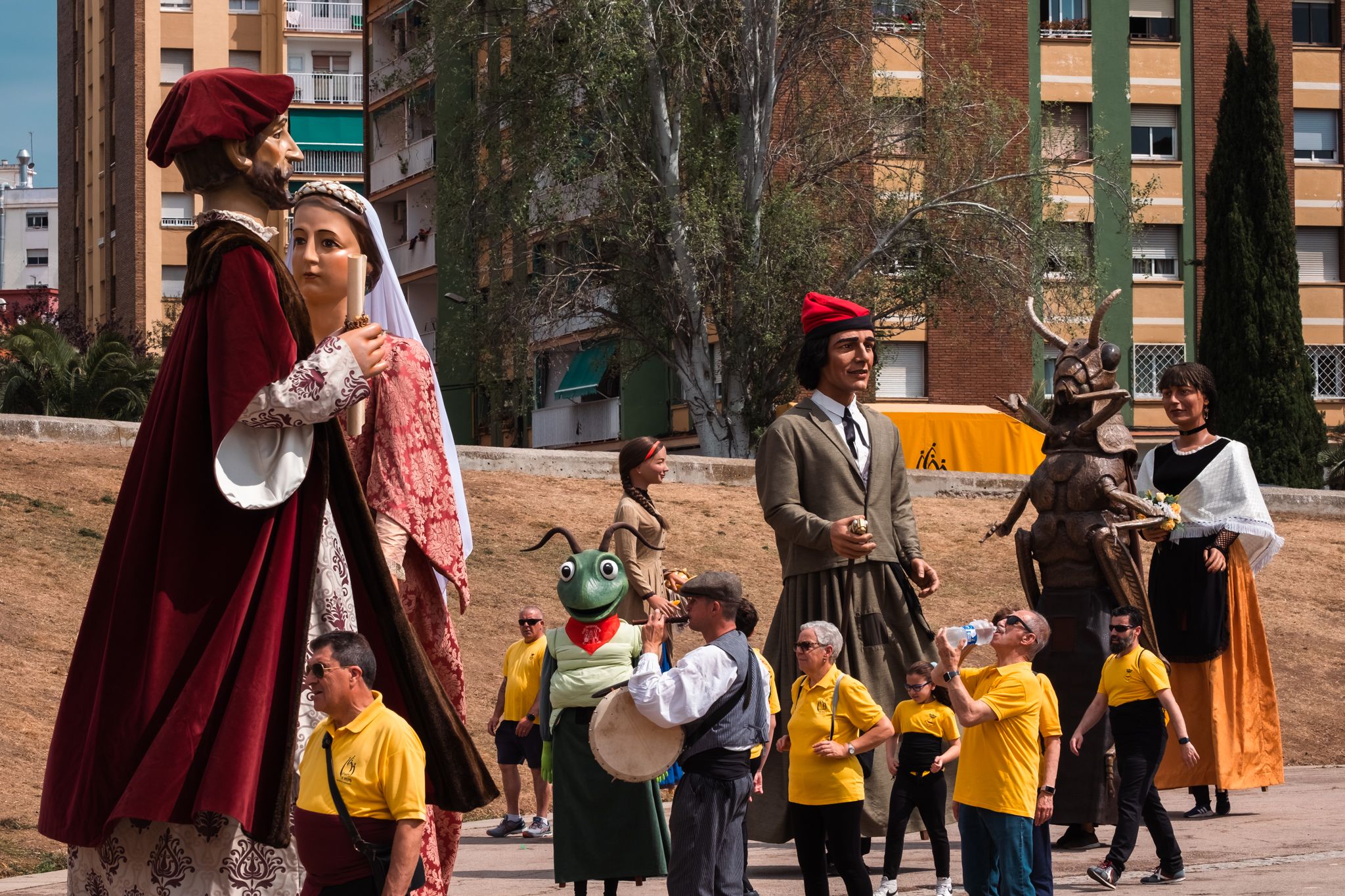 Cercavila de gegants del Roser de Maig 2023. FOTO: Ale Gómez