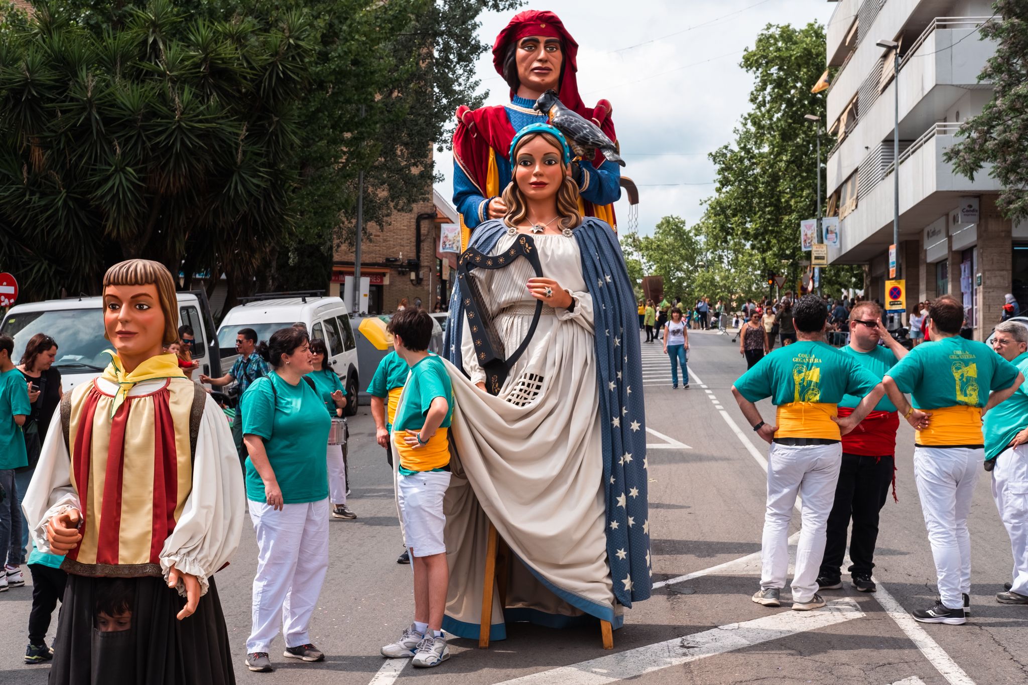 Cercavila de gegants del Roser de Maig 2023. FOTO: Ale Gómez