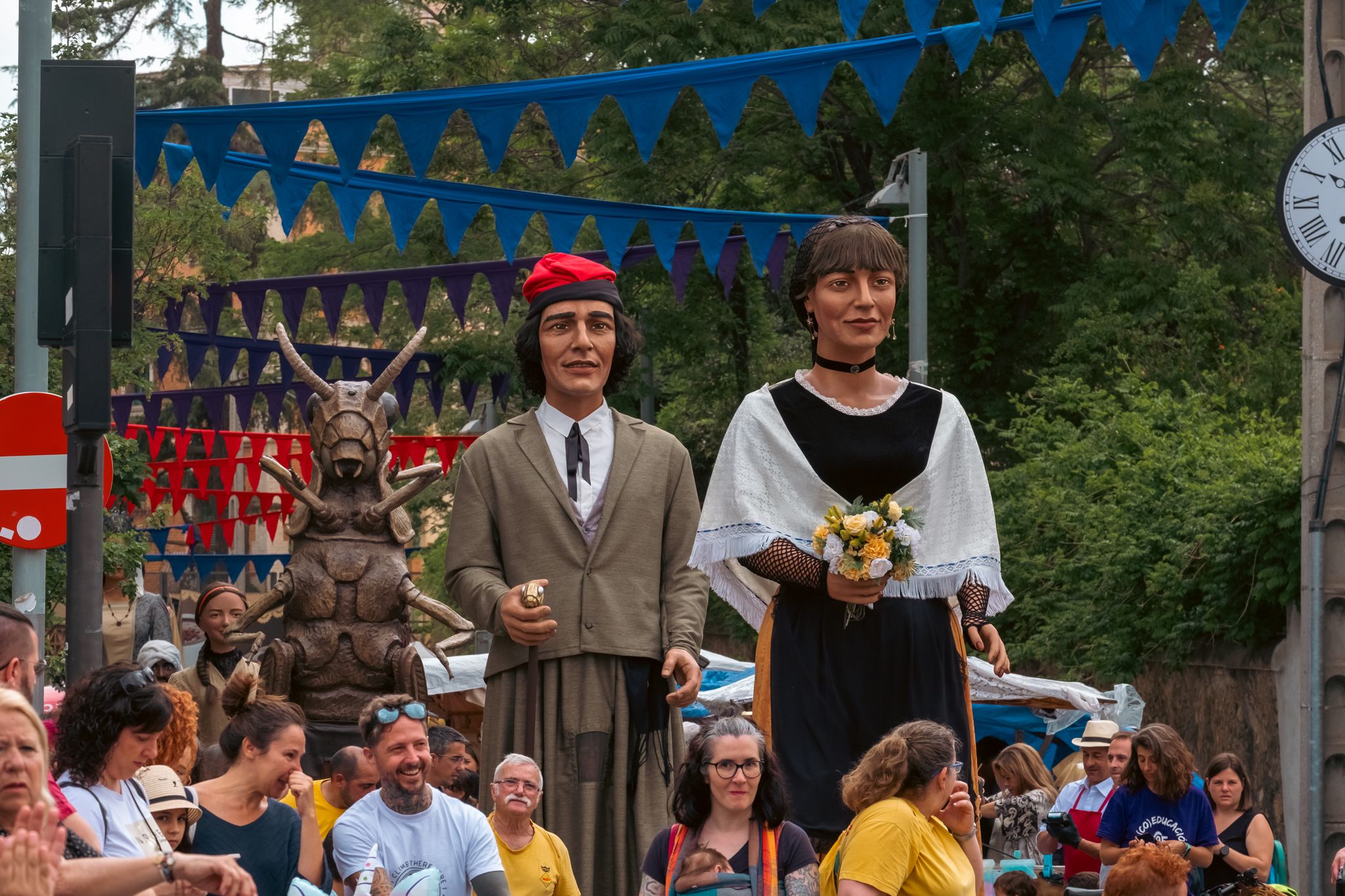 Cercavila de gegants del Roser de Maig 2023. FOTO: Ale Gómez