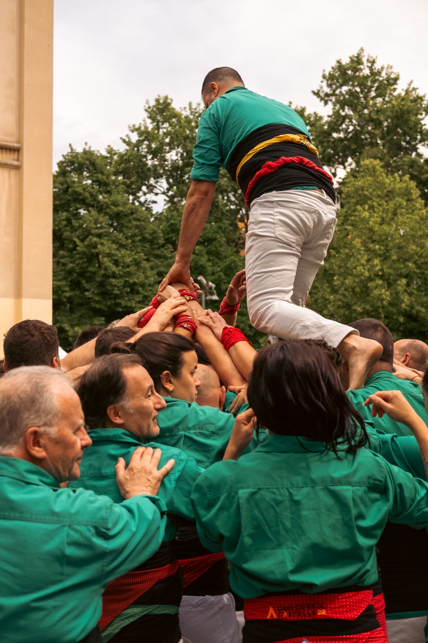 Diada castellera del Roser de Maig. FOTO: Ale Gómez