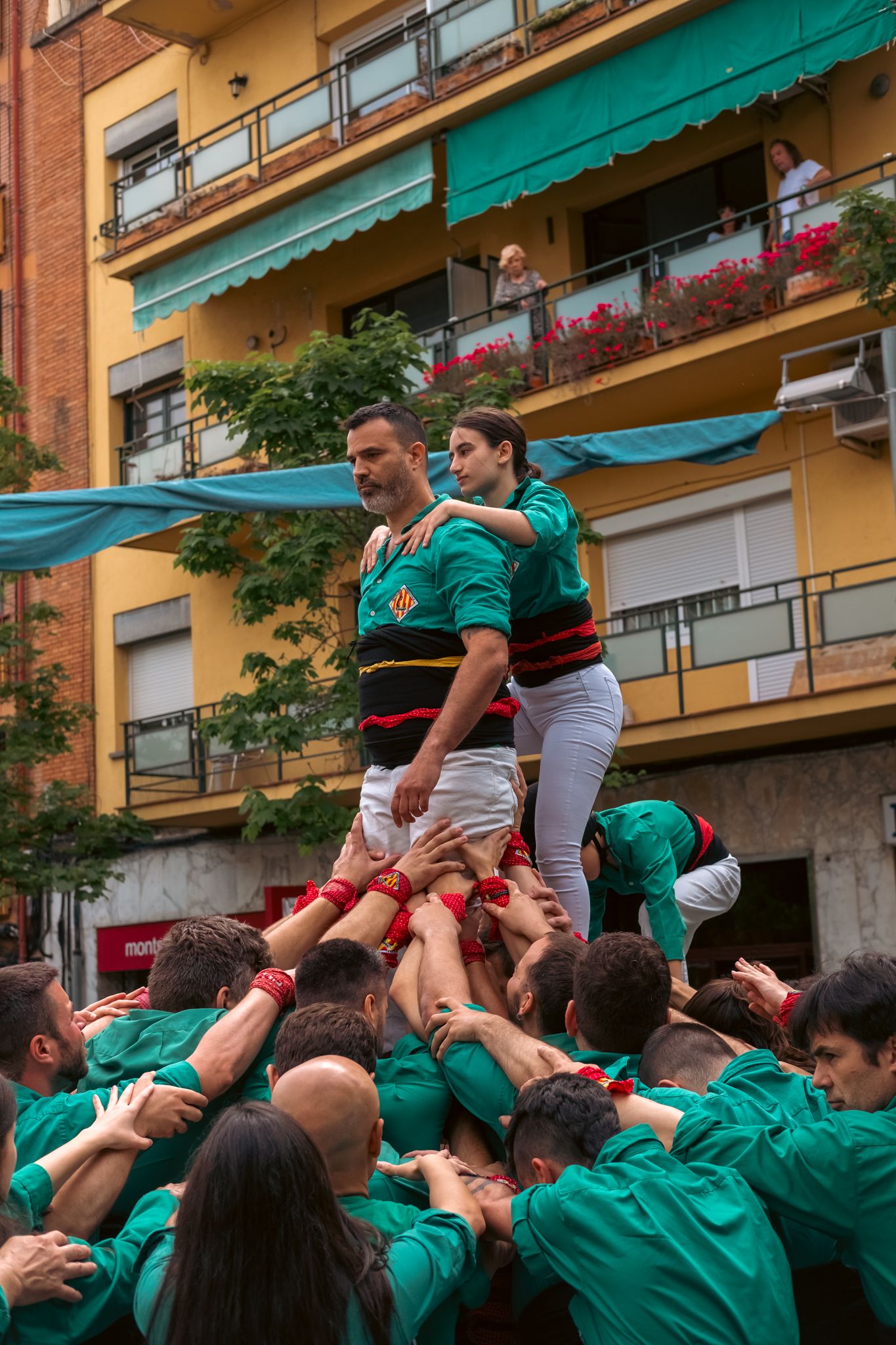 Diada castellera del Roser de Maig. FOTO: Ale Gómez