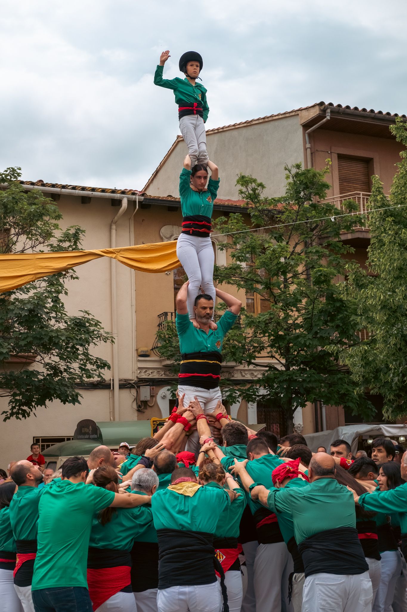 Diada castellera del Roser de Maig. FOTO: Ale Gómez