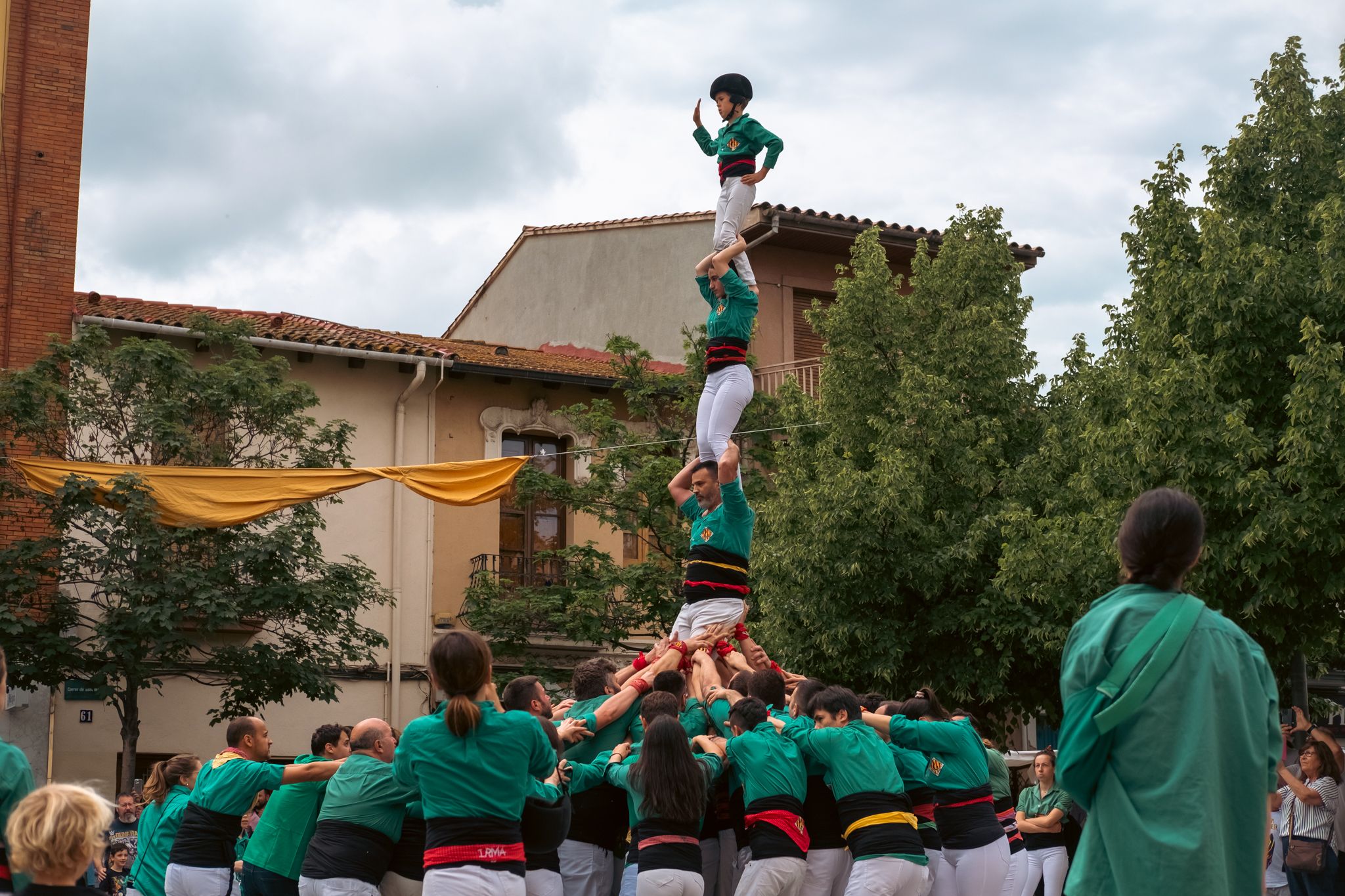 Diada castellera del Roser de Maig. FOTO: Ale Gómez