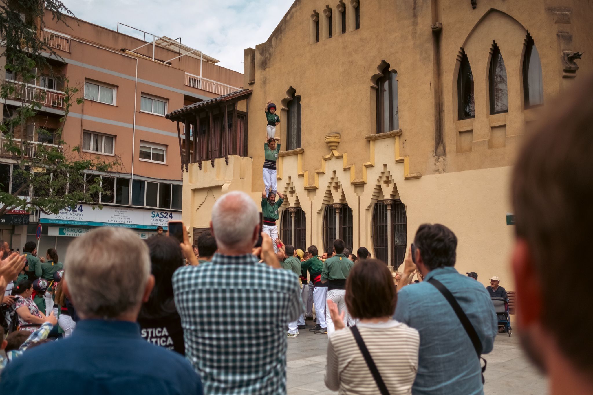 Diada castellera del Roser de Maig. FOTO: Ale Gómez