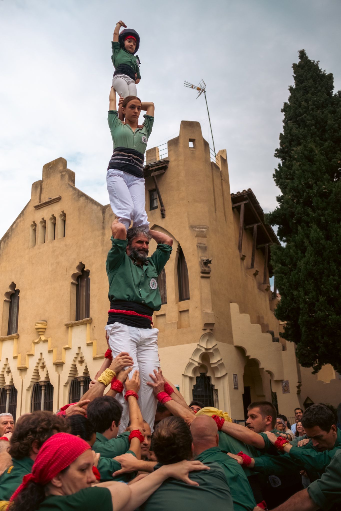 Diada castellera del Roser de Maig. FOTO: Ale Gómez