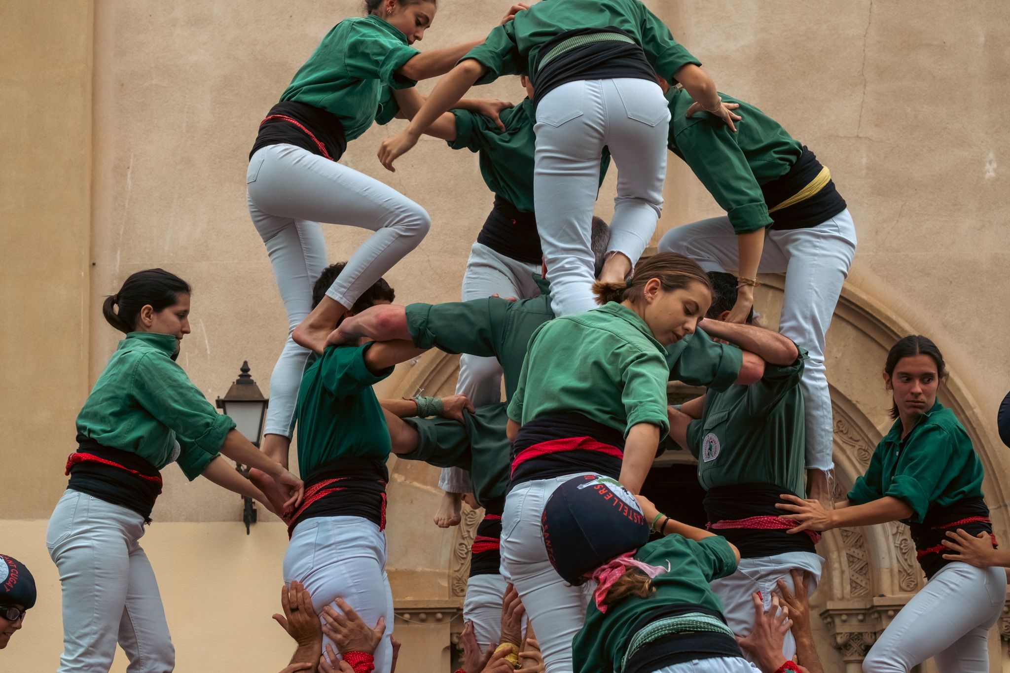 Diada castellera del Roser de Maig. FOTO: Ale Gómez