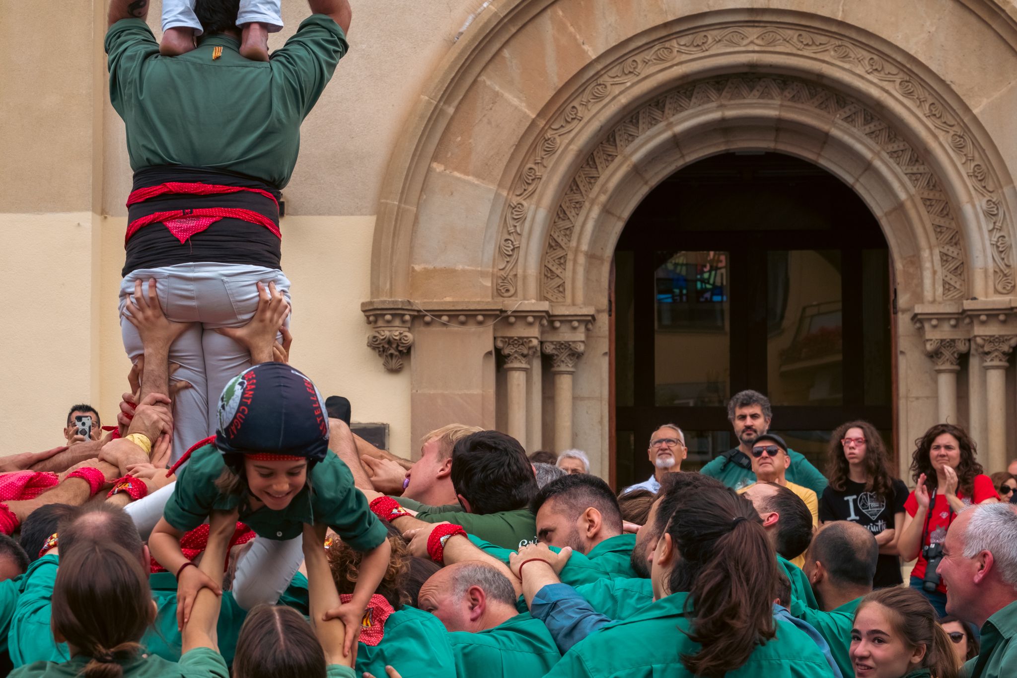 Diada castellera del Roser de Maig. FOTO: Ale Gómez