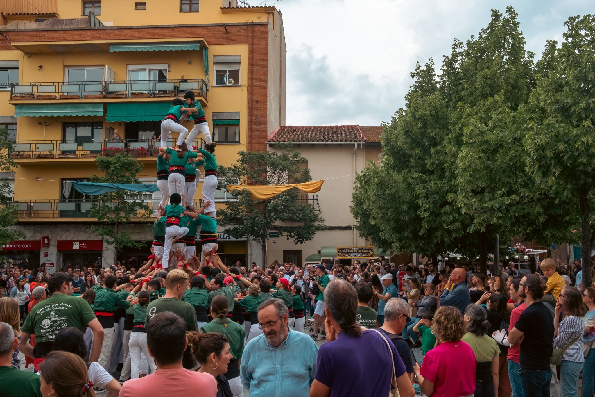 Diada castellera del Roser de Maig. FOTO: Ale Gómez