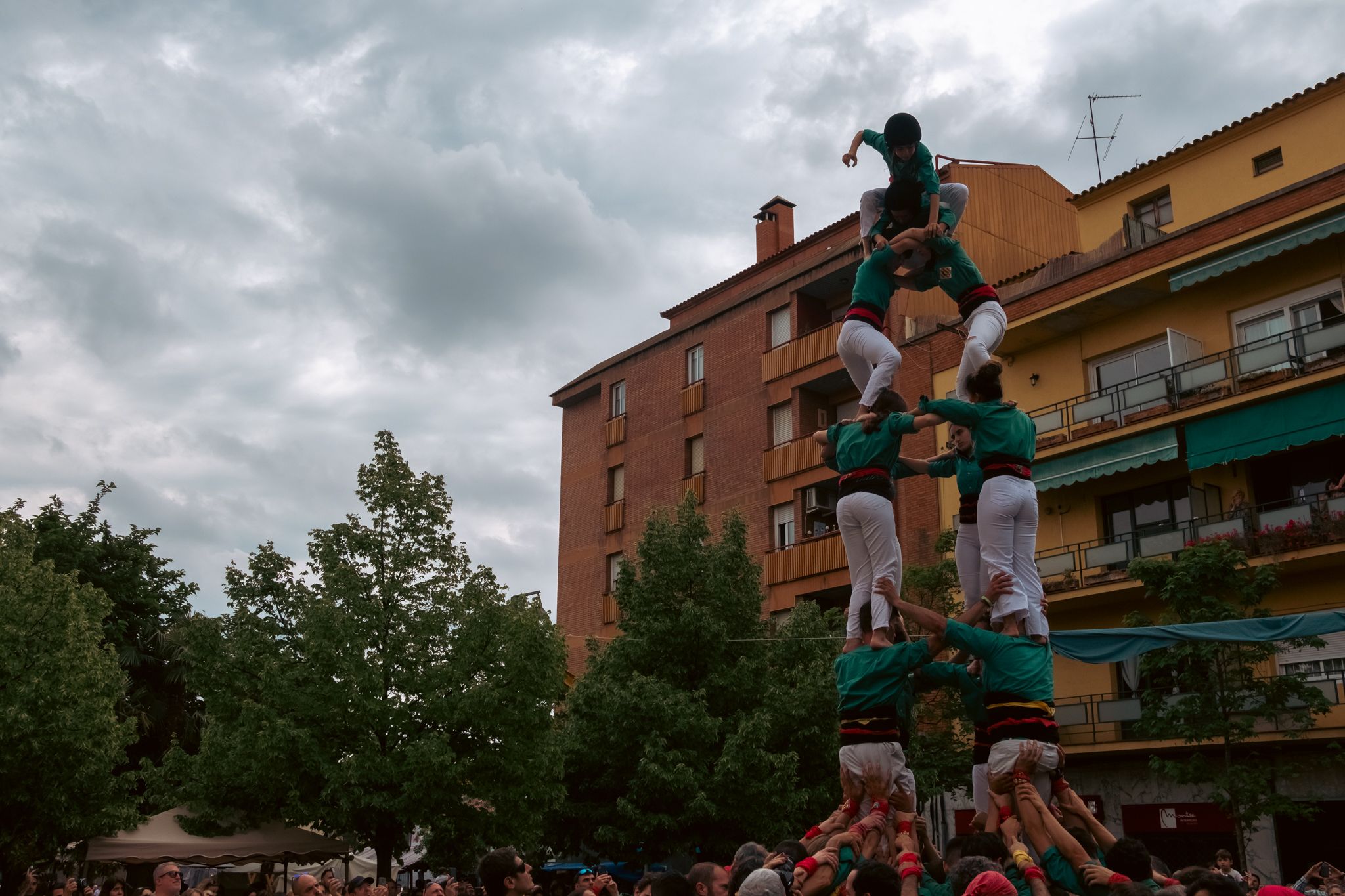 Diada castellera del Roser de Maig. FOTO: Ale Gómez