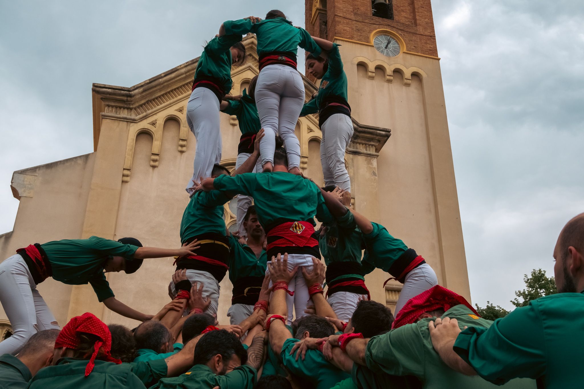 Diada castellera del Roser de Maig. FOTO: Ale Gómez