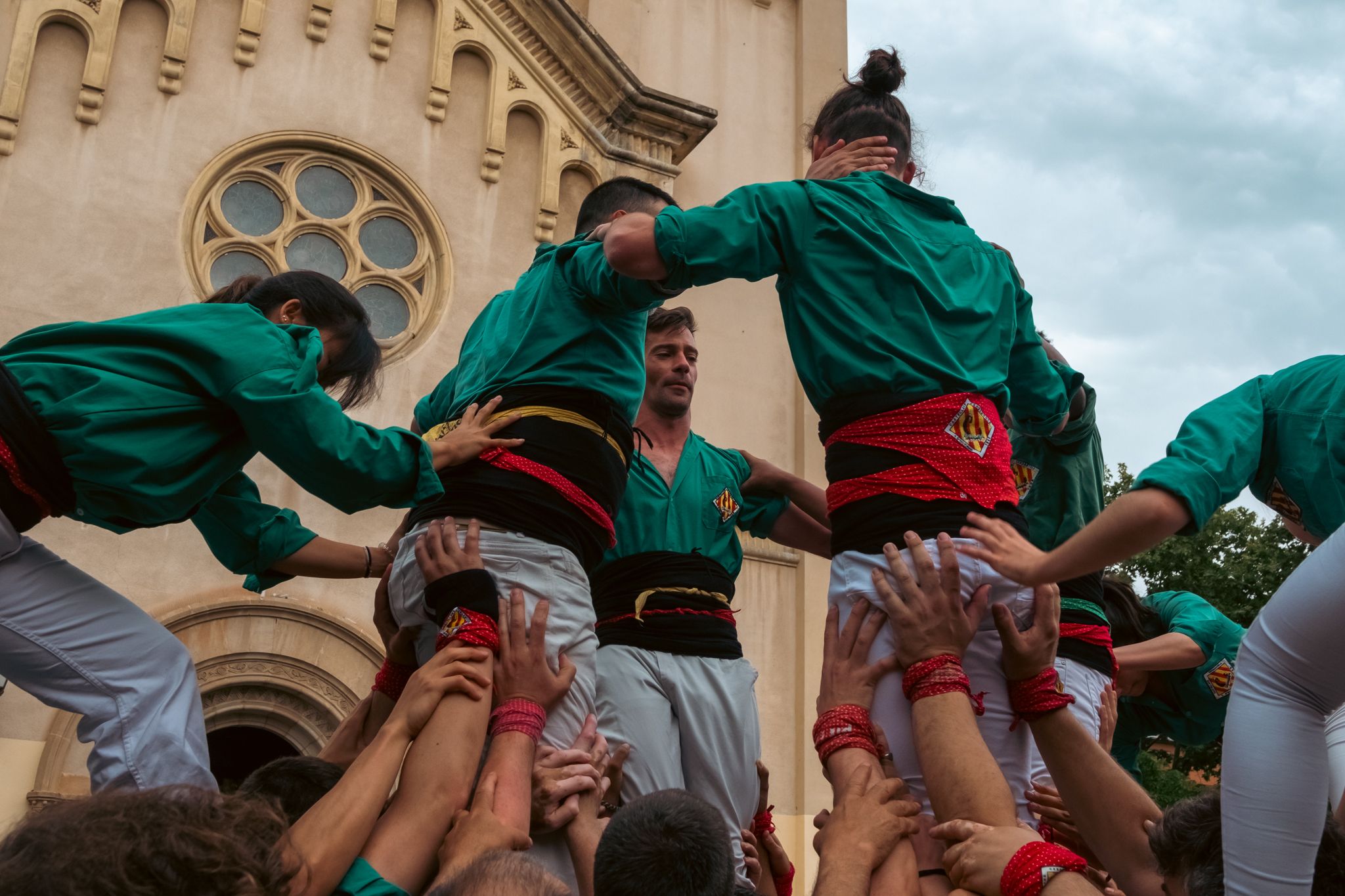 Diada castellera del Roser de Maig. FOTO: Ale Gómez