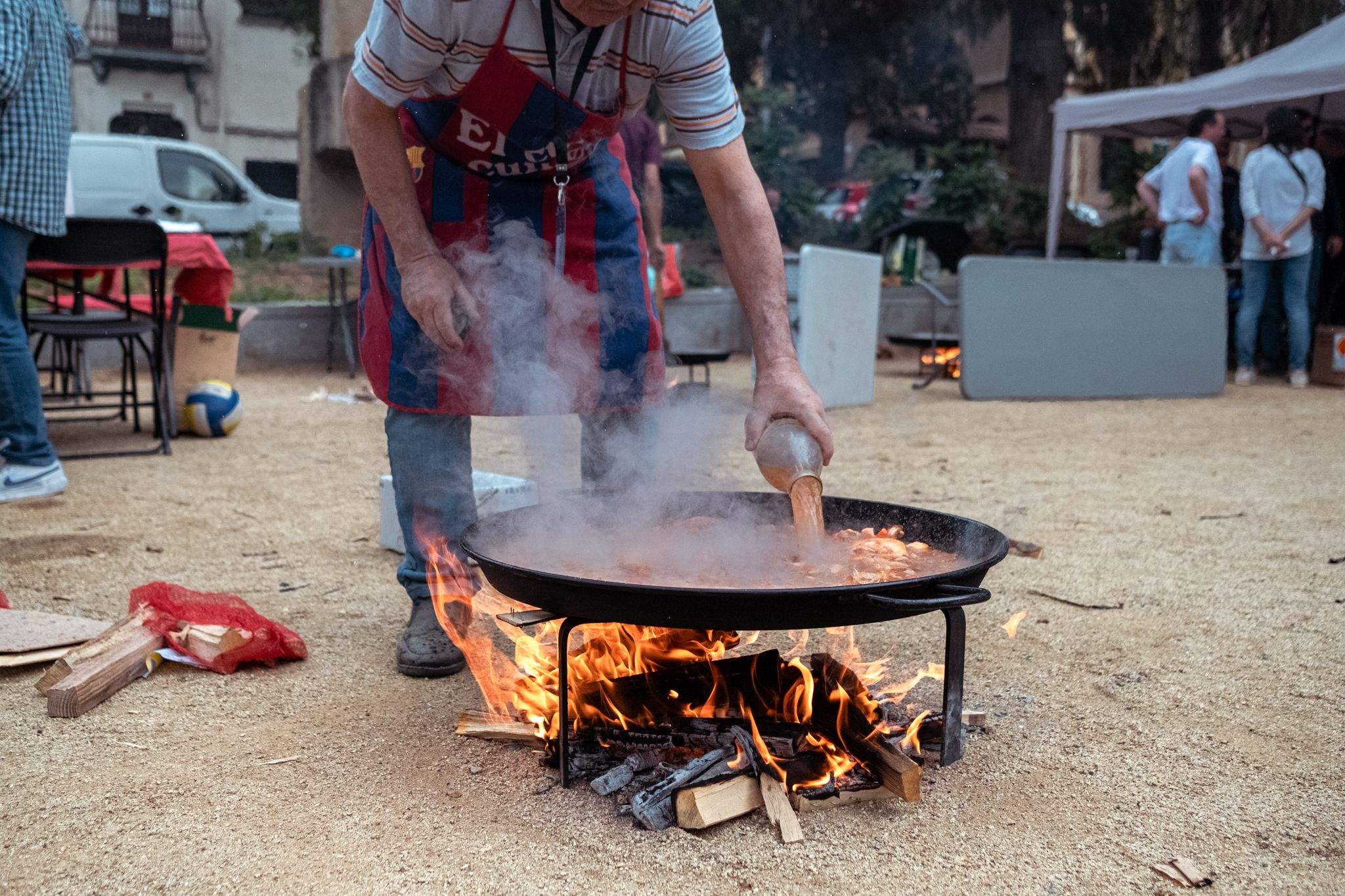 Prop de 300 persones han participat al Concurs de Paelles del Roser de Maig. FOTO: Ale Gómez