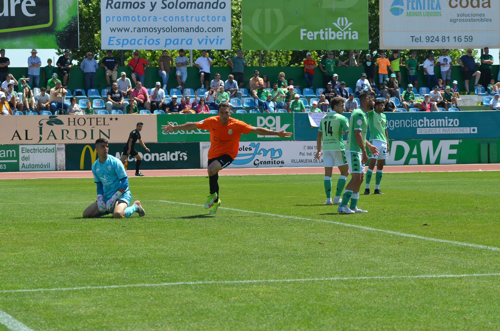 Boris Garrós ha estat l'home del partit amb un doblet. FOTO: Cerdanyola FC